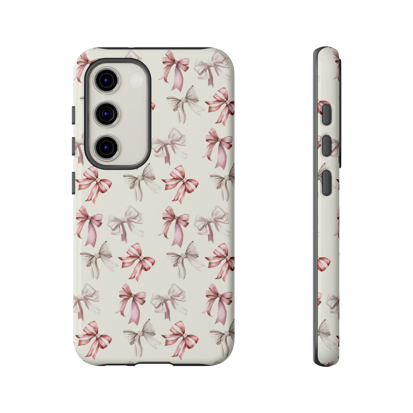 Bow Phone Case Cream