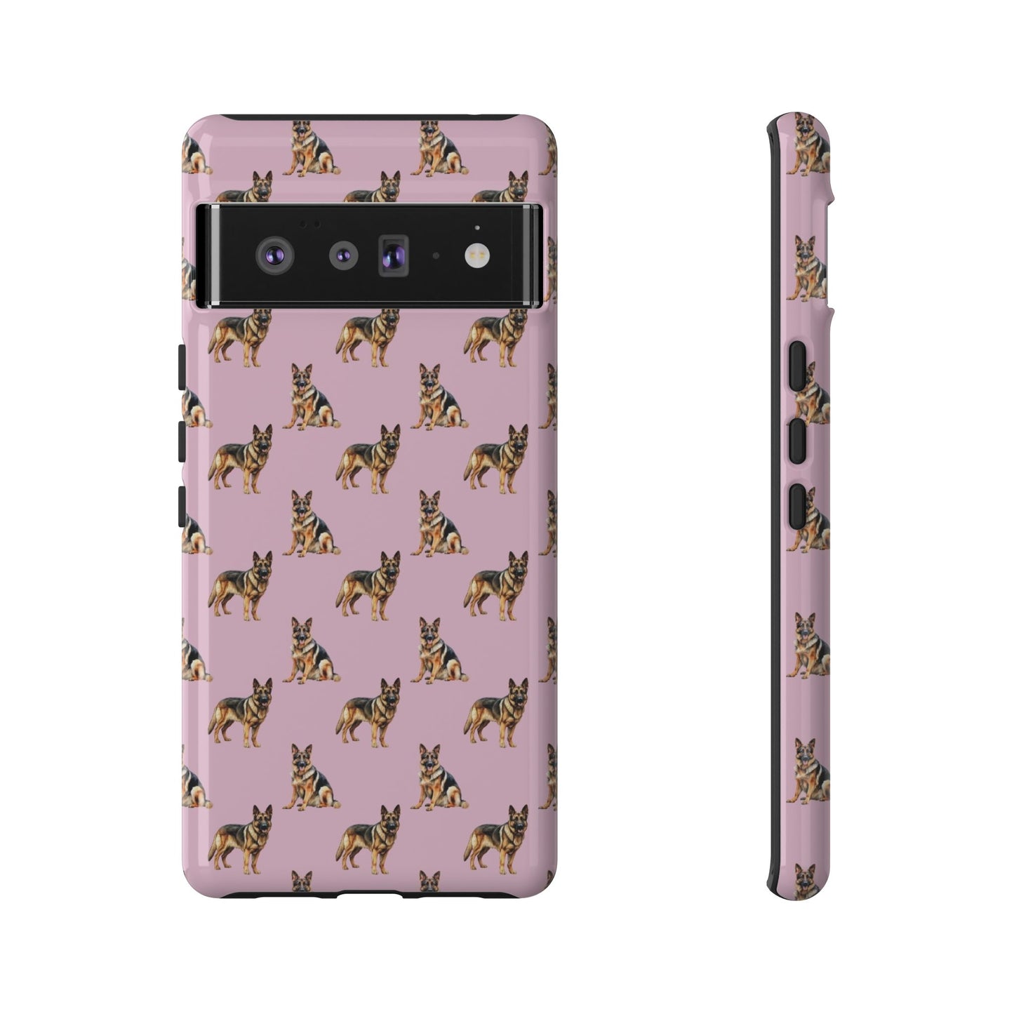 German Shepherd Phone Case Pink