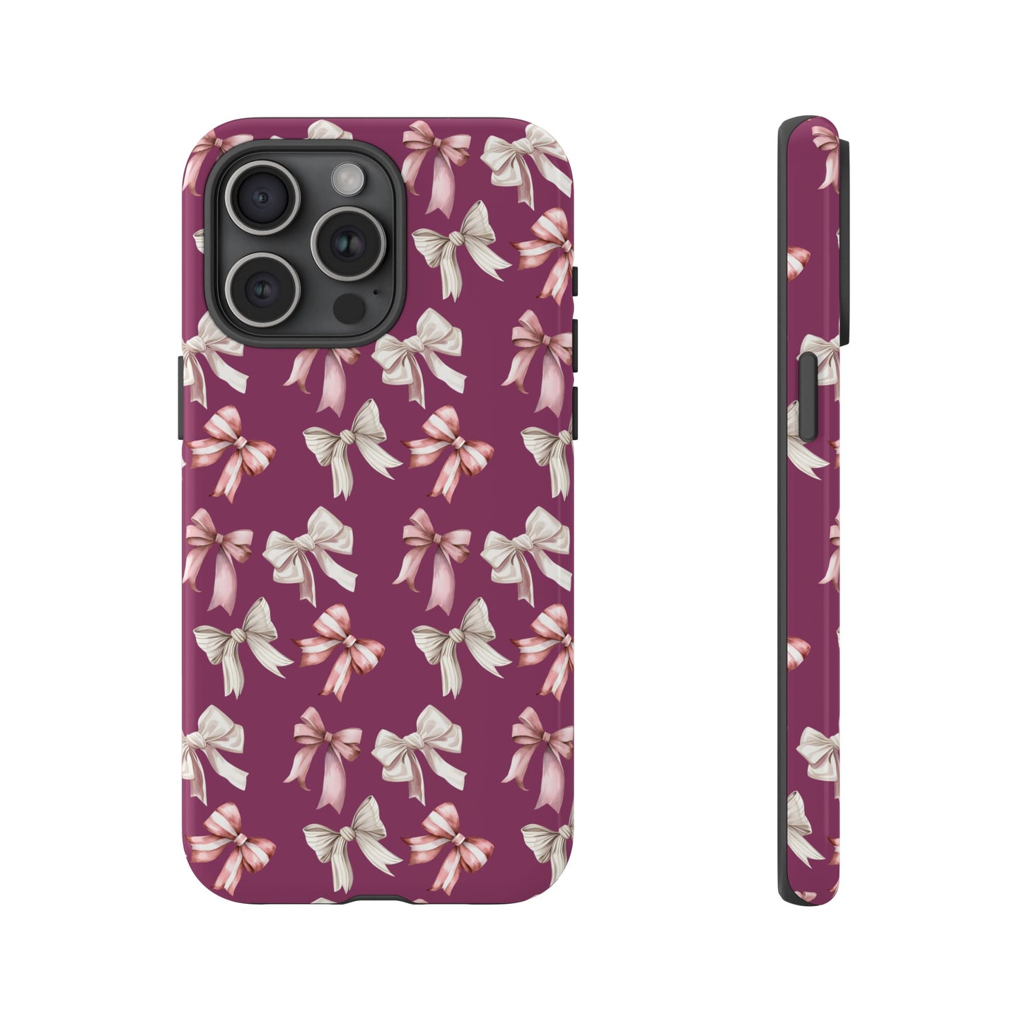 Bow Phone Case Berry