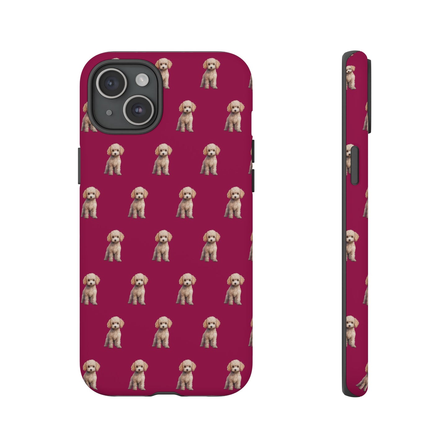 Poodle Phone Case Berry