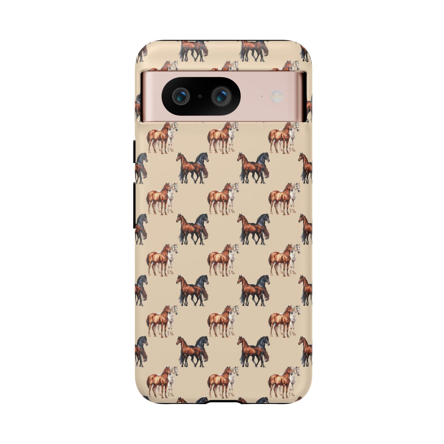 Horse Phone Case Cream