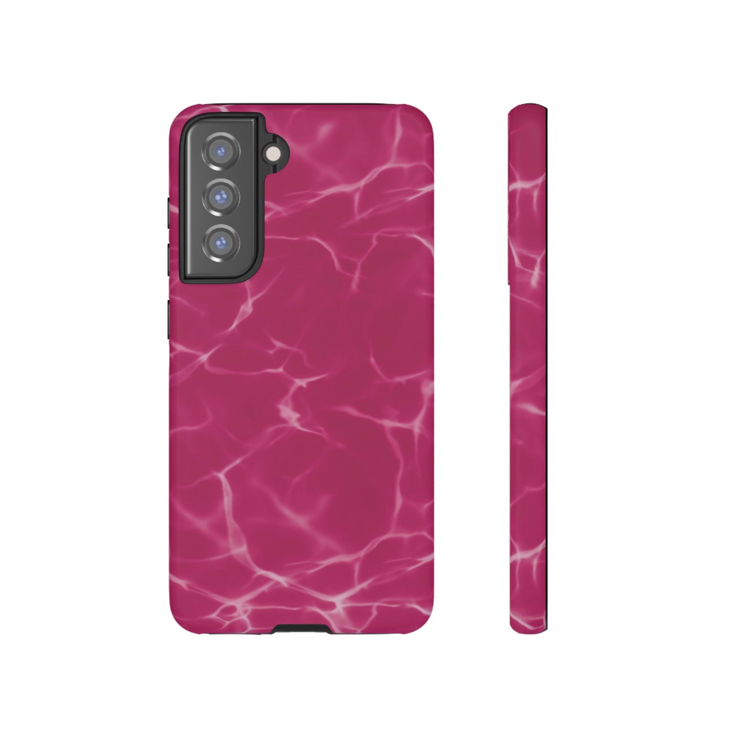 Marble Print Phone Case Berry