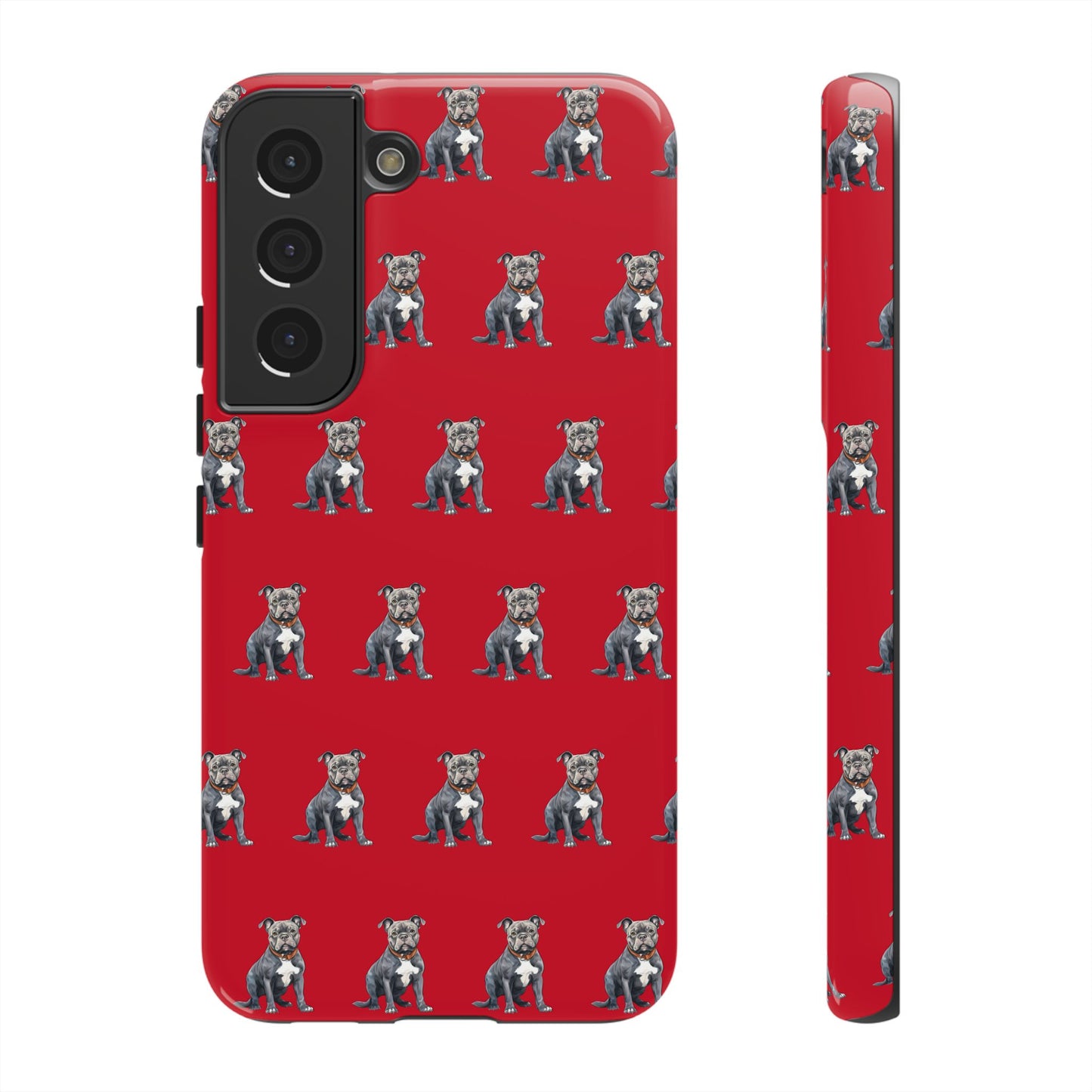 Pitbull Phone Case Red