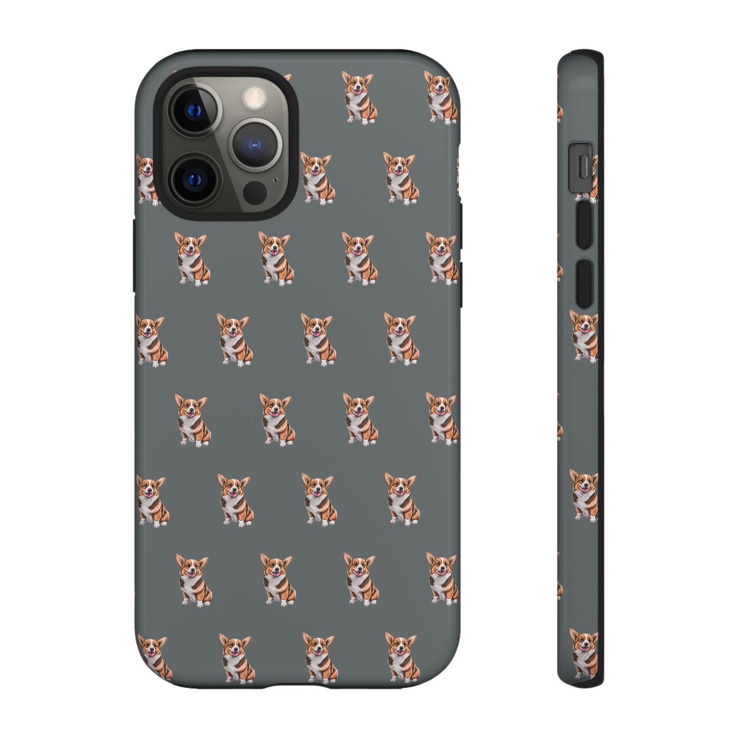 Corgi Phone Case Gray