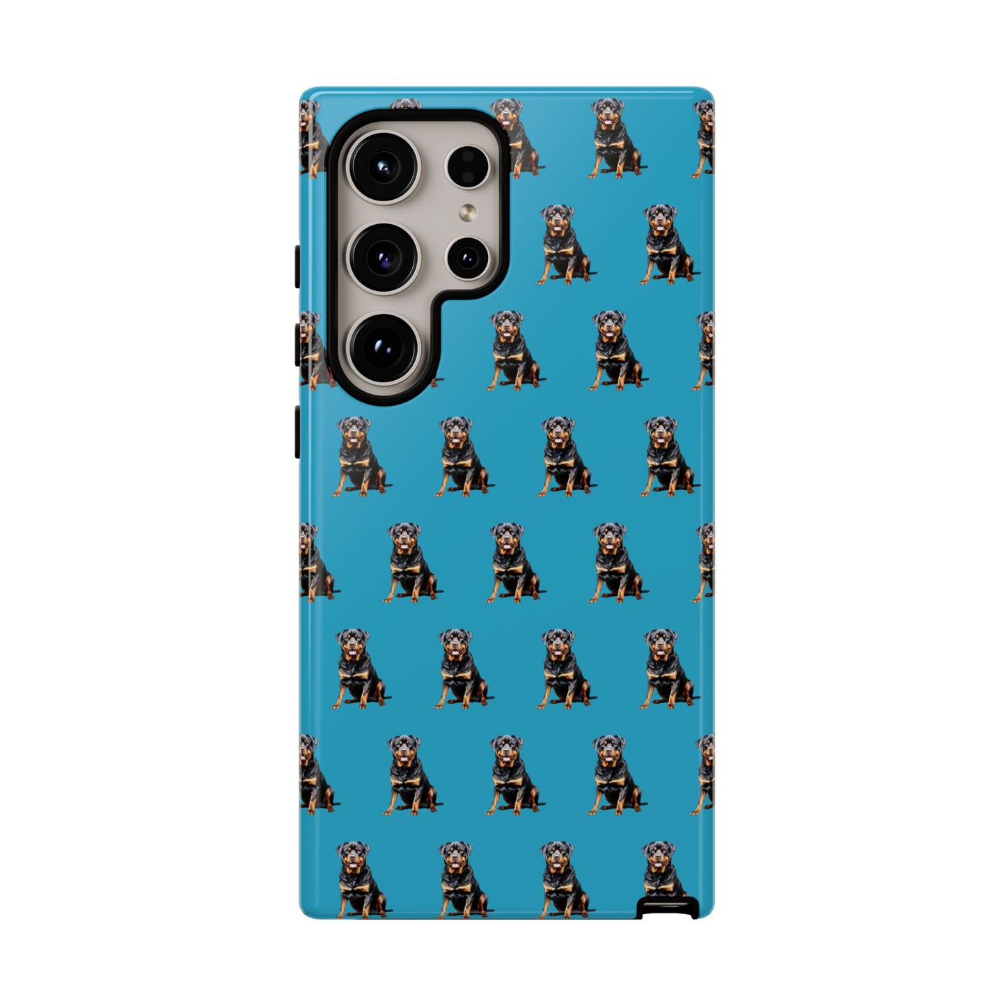 Rottweiler Phone Case Turquoise