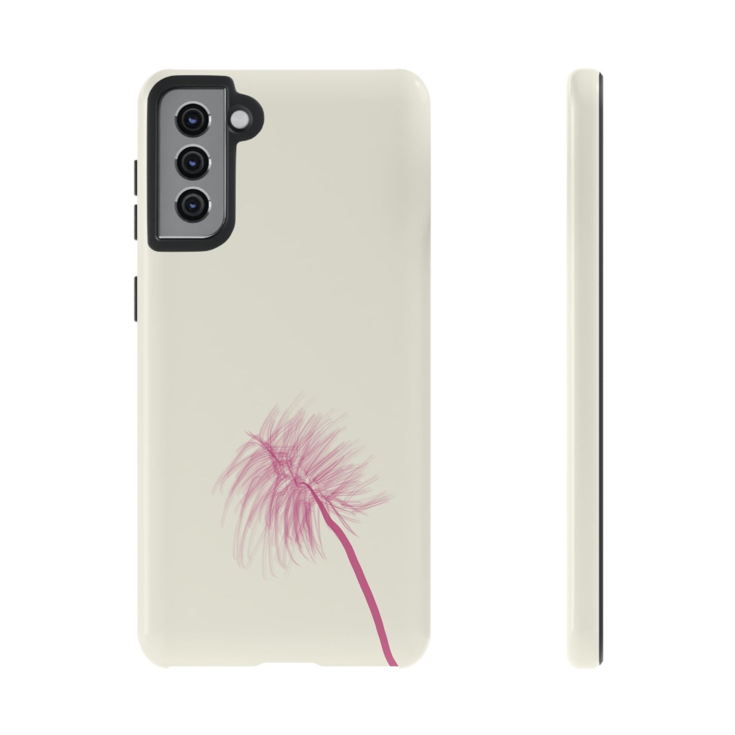 Dandelion Blowball Phone Case Cream