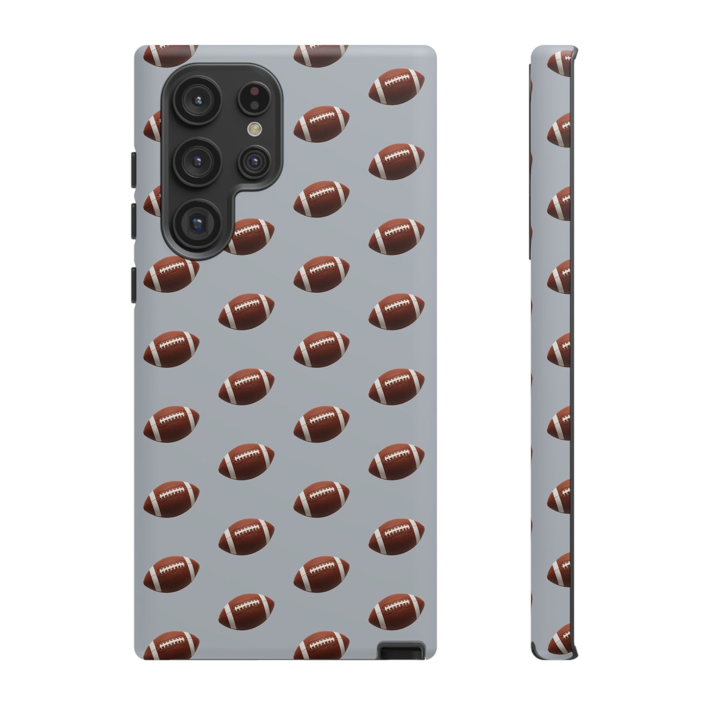 Football Phone Case Silver