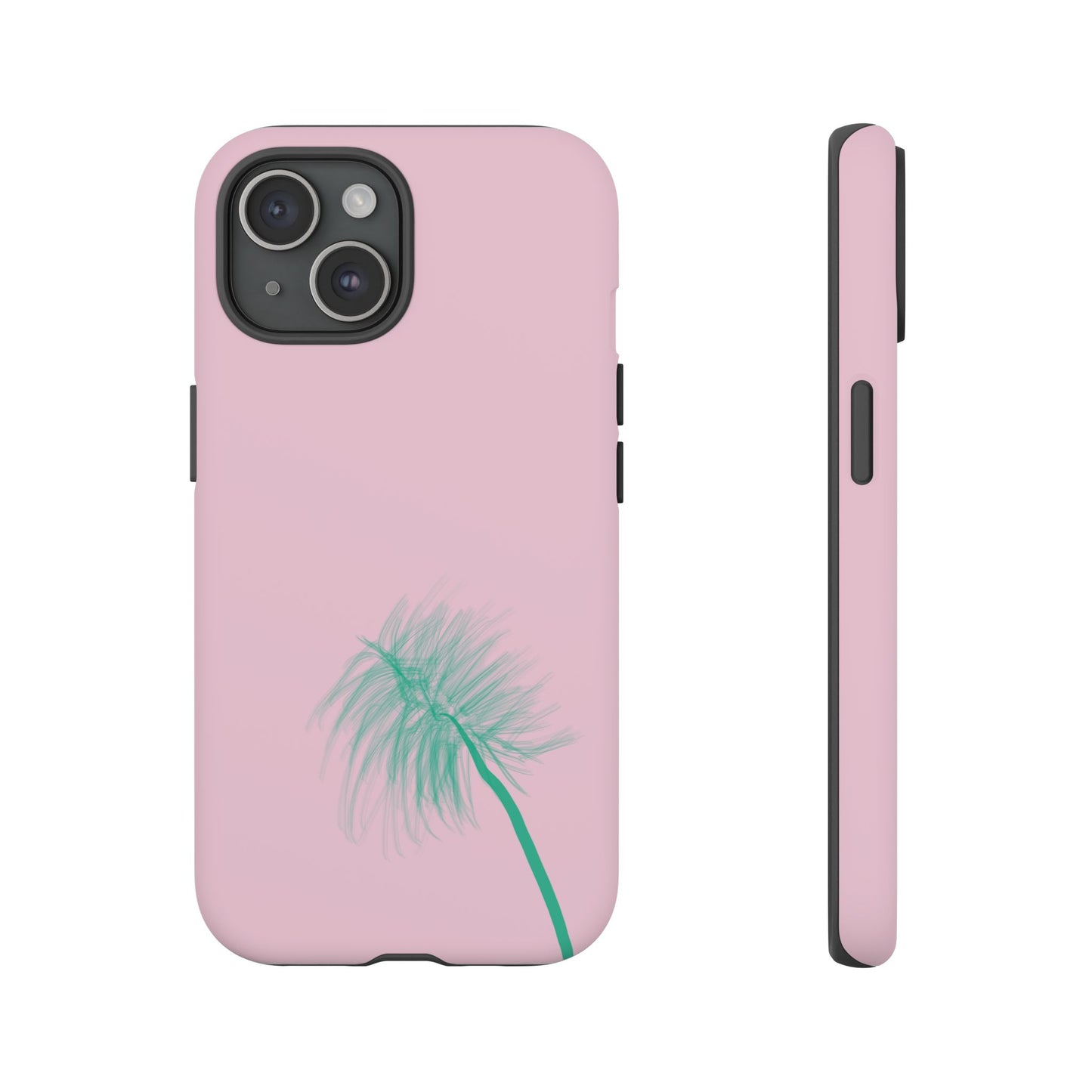 Dandelion Blowball Phone Case Pink