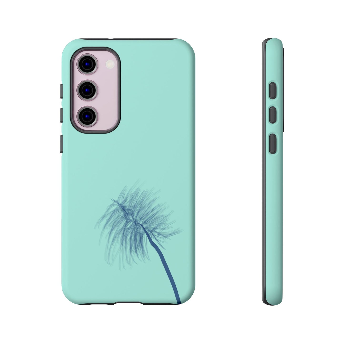 Dandelion Blowball Phone Case Aqua