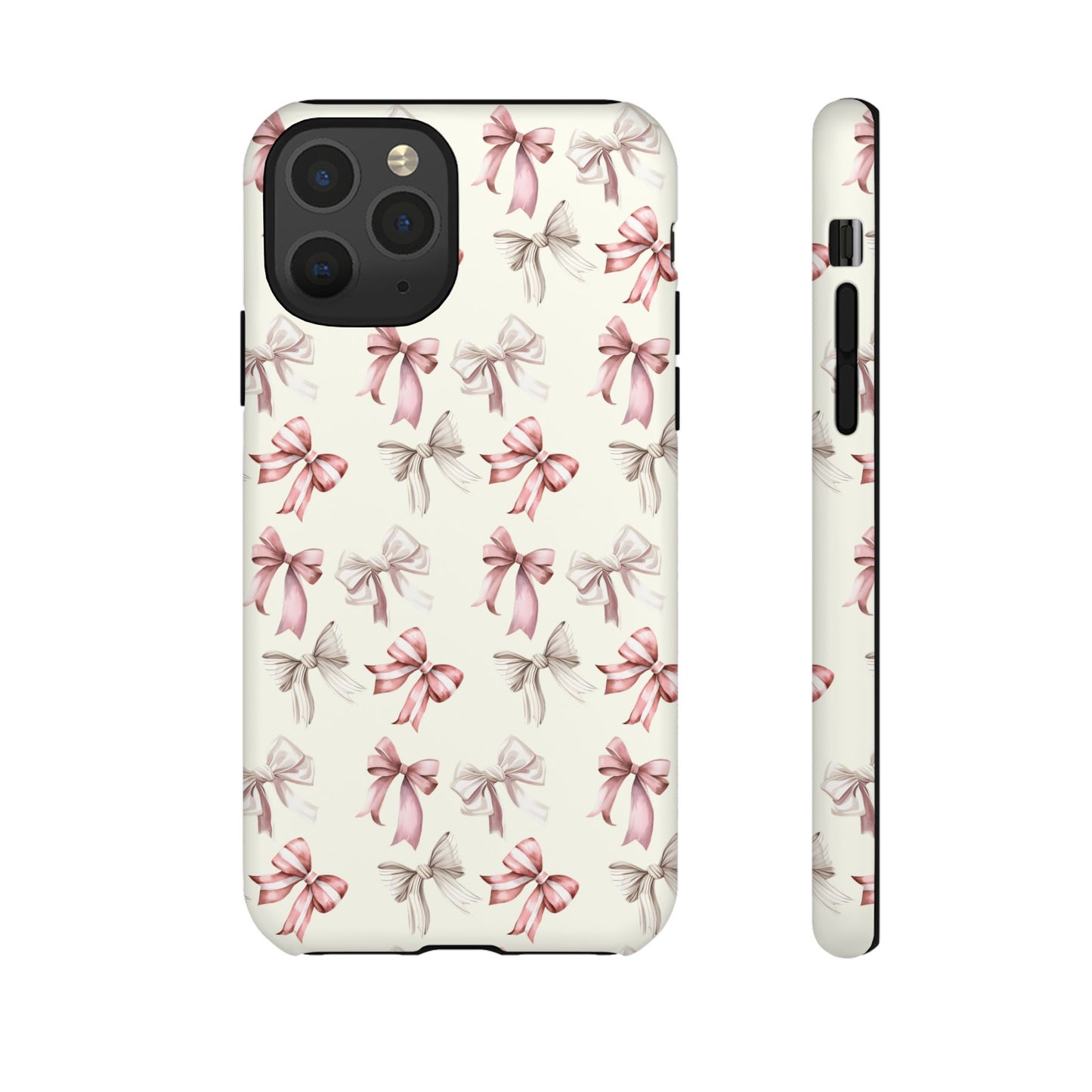 Bow Phone Case Cream