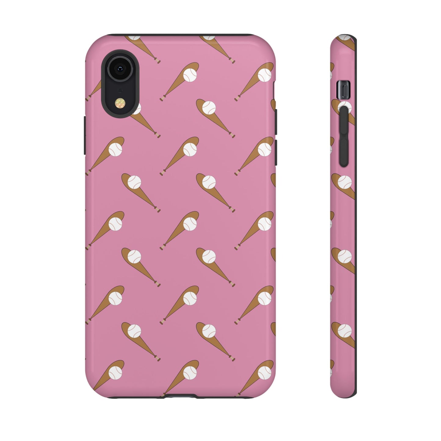 Baseball Phone Case Pink