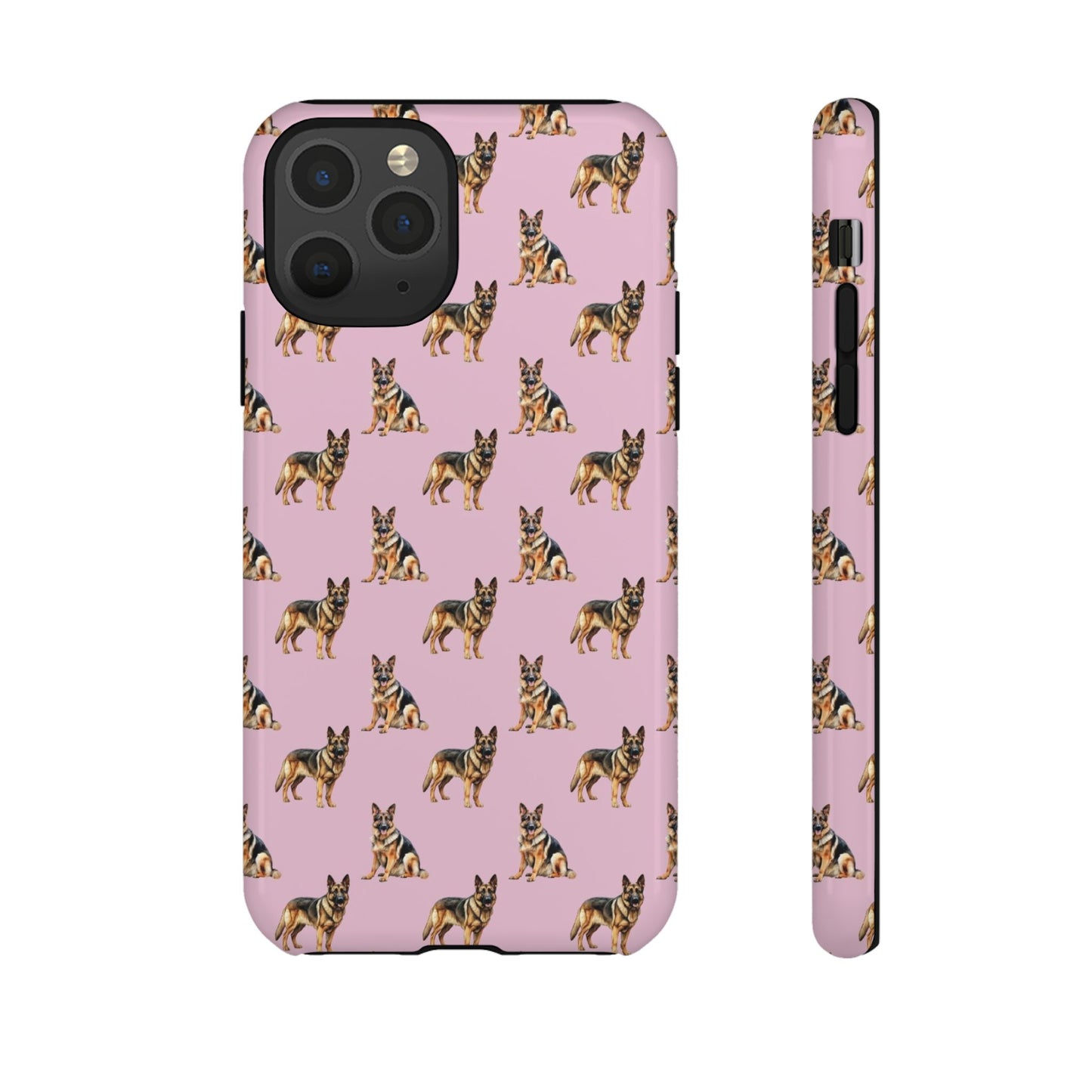 German Shepherd Phone Case Pink