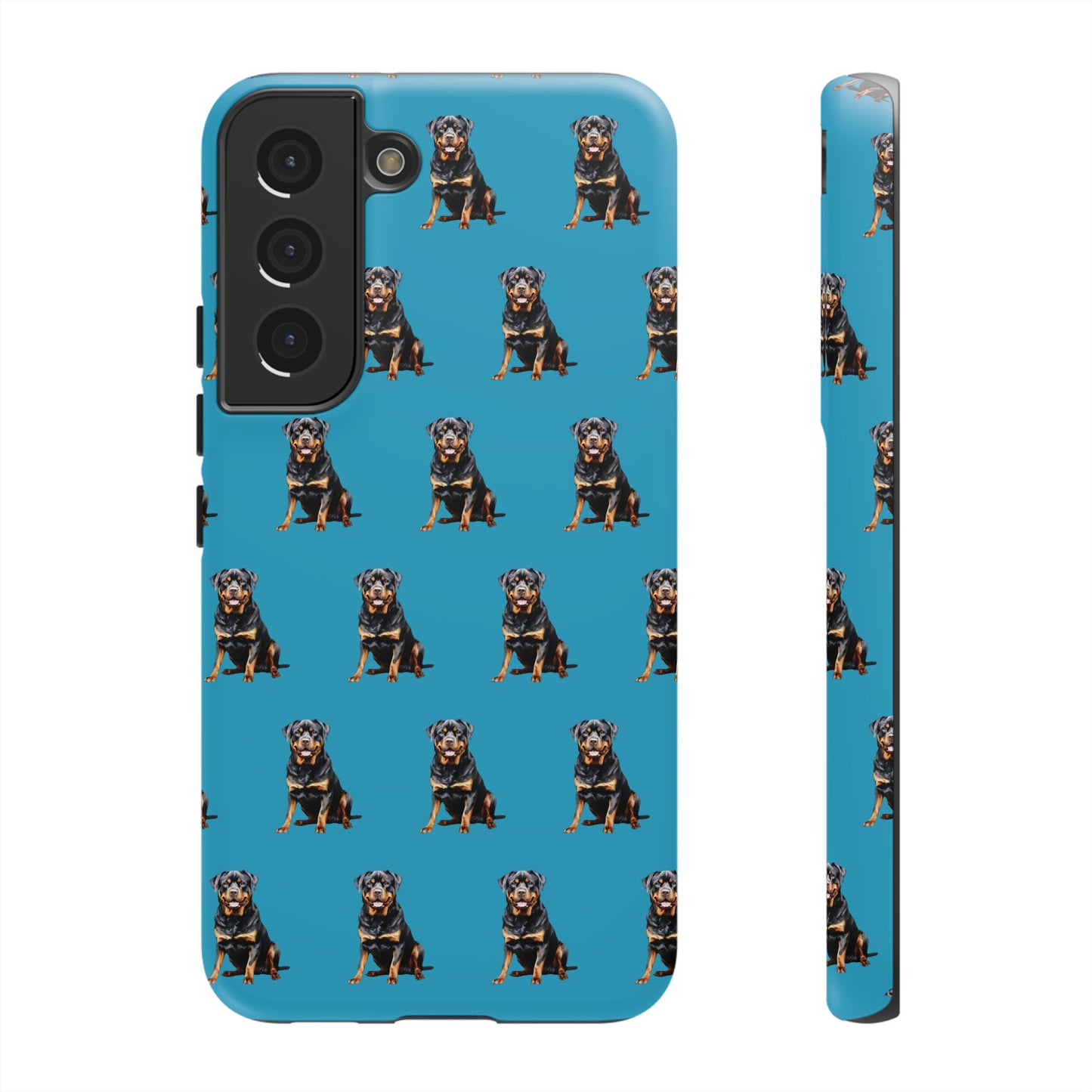 Rottweiler Phone Case Turquoise