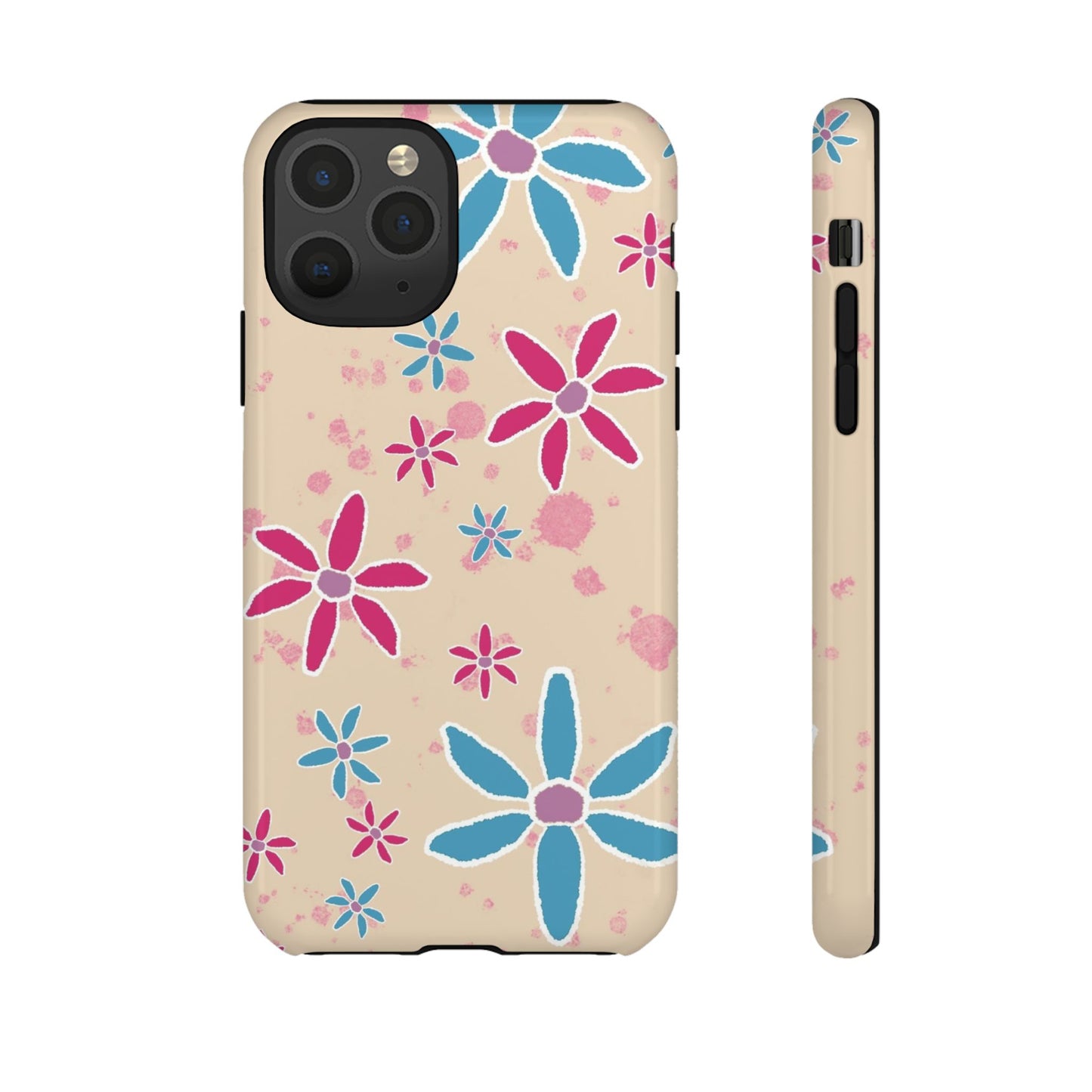 Flower Phone Case Cream