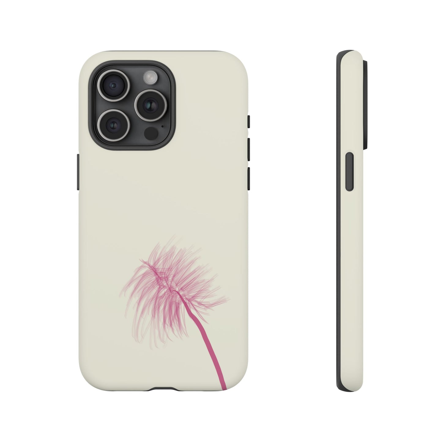 Dandelion Blowball Phone Case Cream