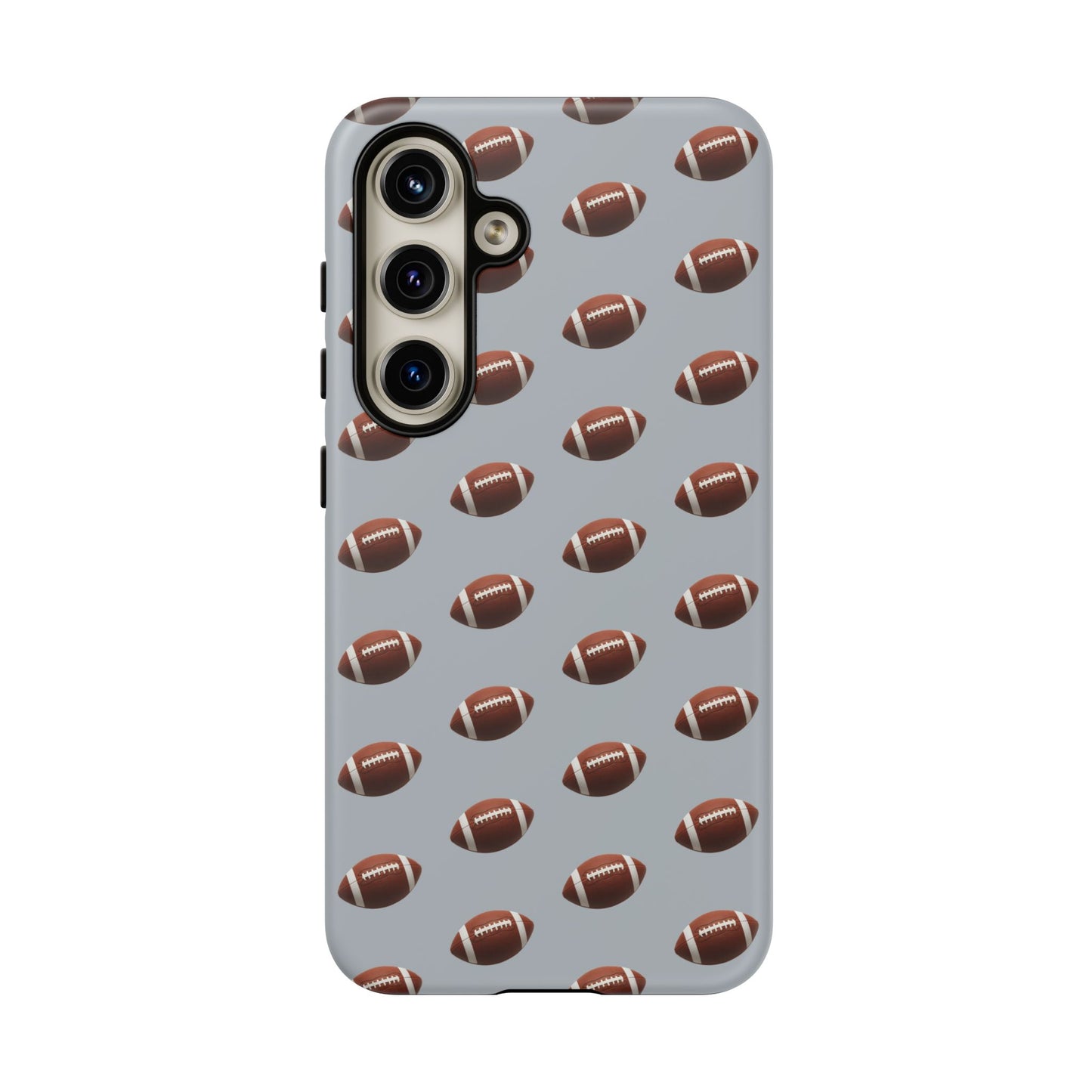 Football Phone Case Silver