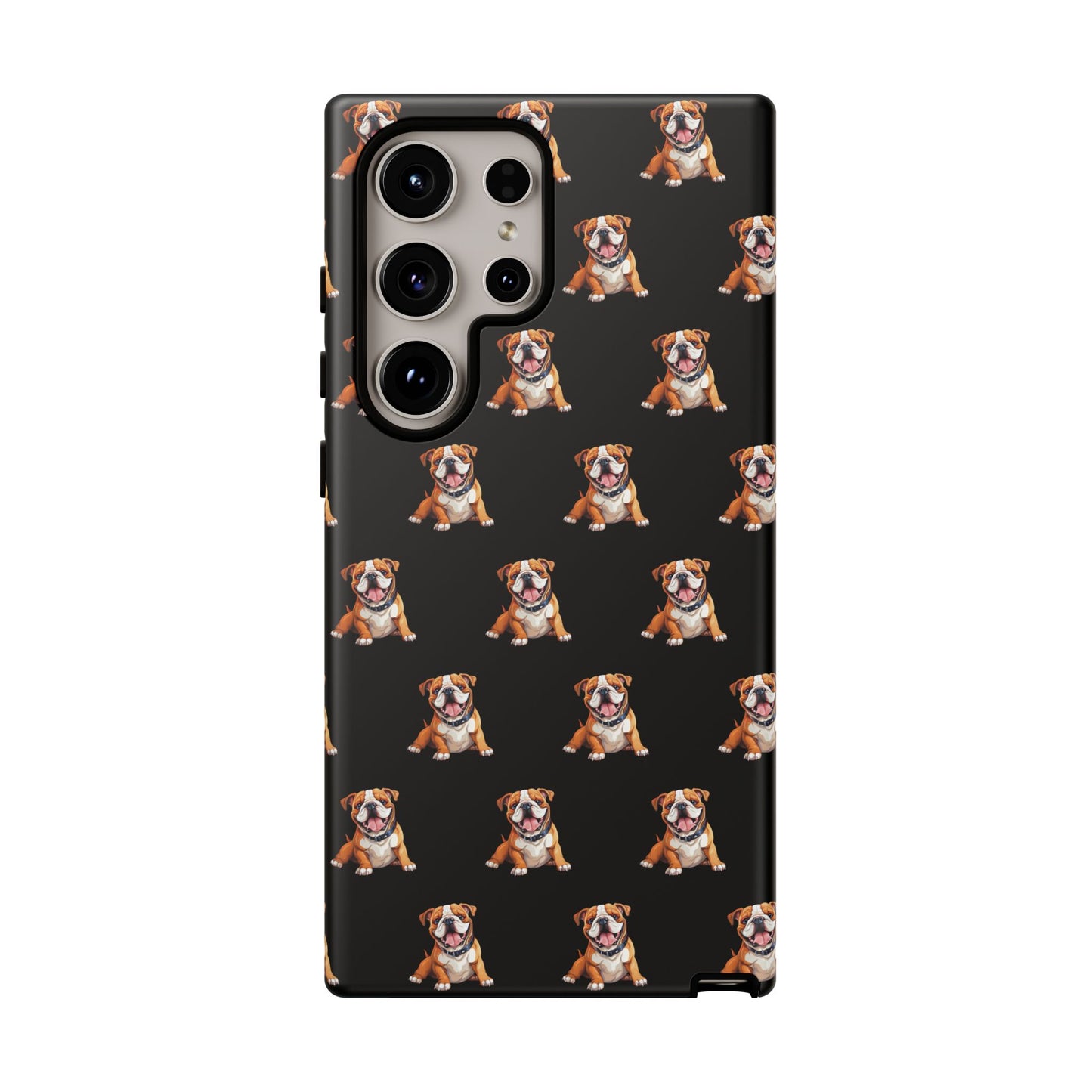 Bulldog Phone Case Black