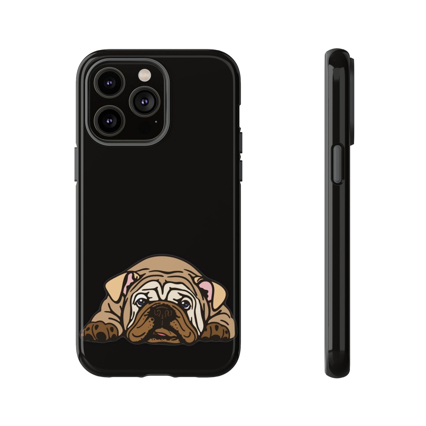 Bulldog Phone Case Black