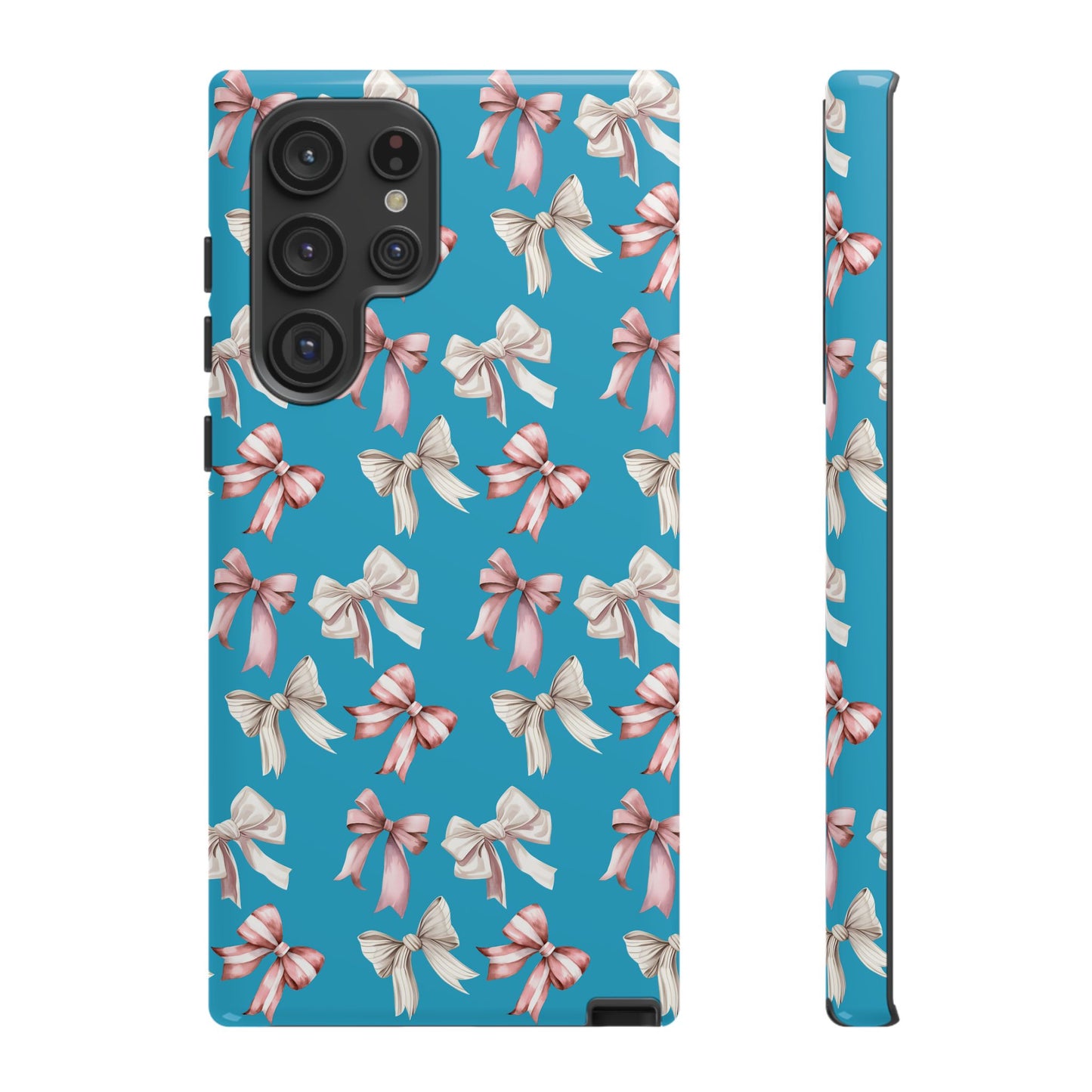 Bow Phone Case Turquoise