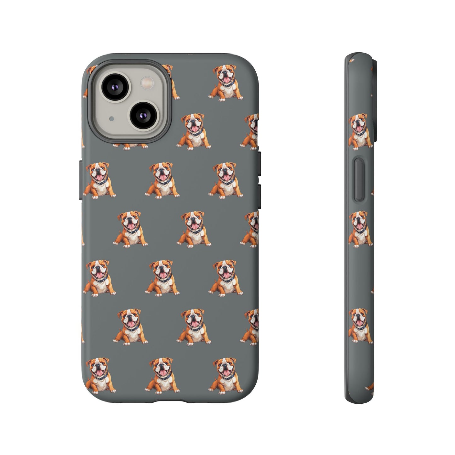 Bulldog Phone Case Gray