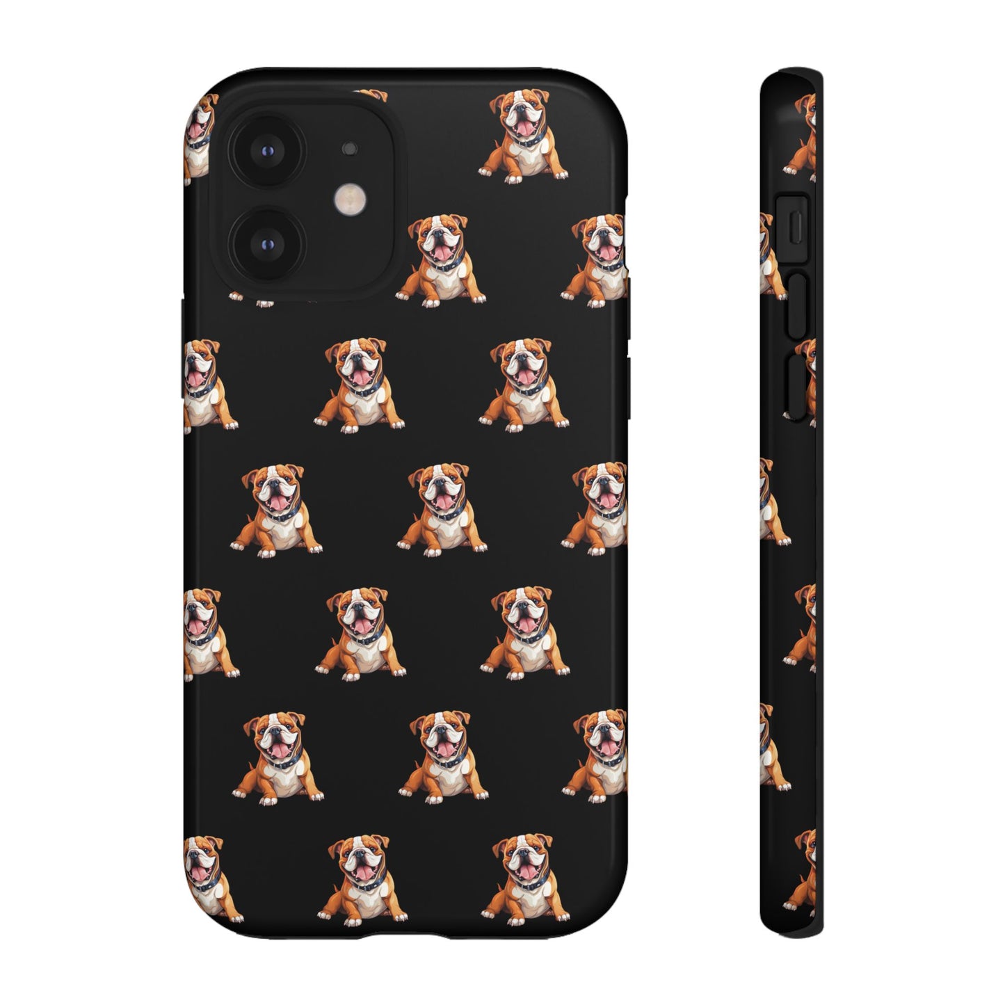 Bulldog Phone Case Black