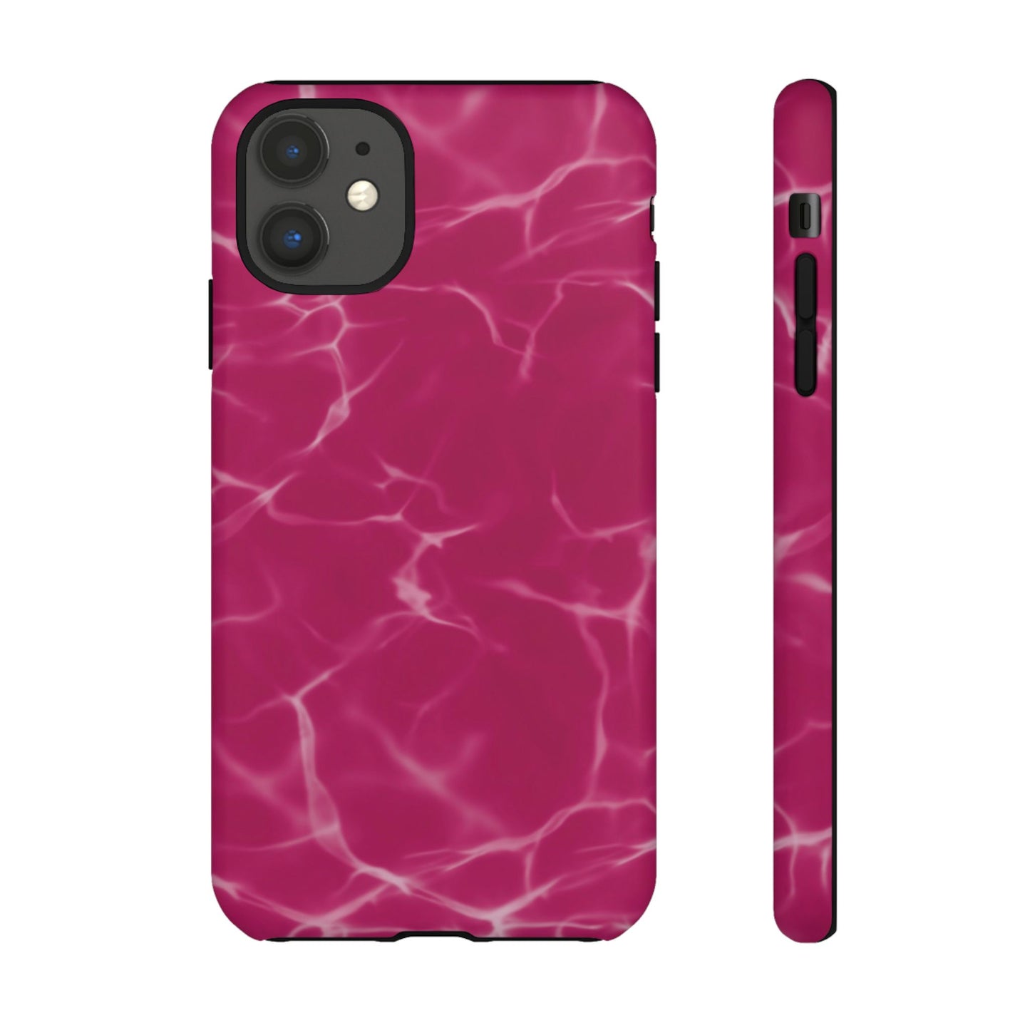 Marble Print Phone Case Berry