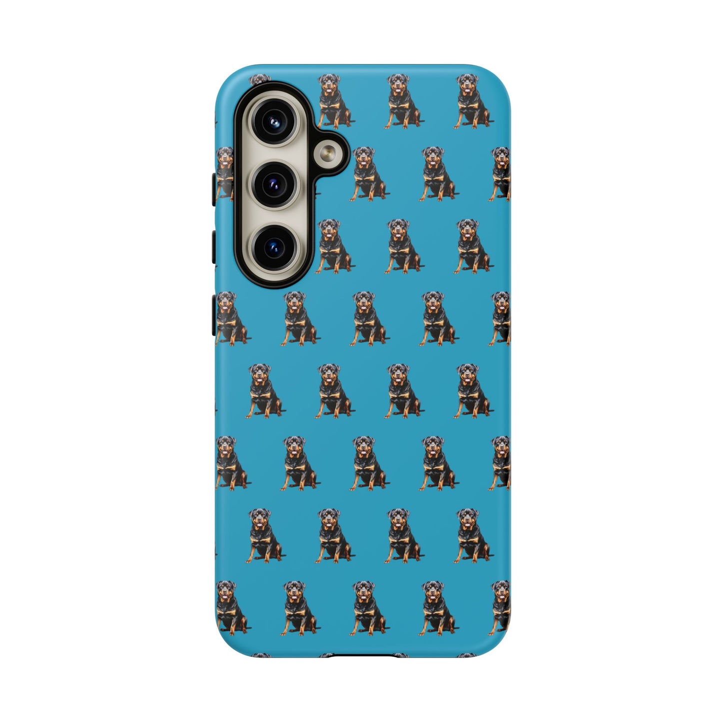 Rottweiler Phone Case Turquoise