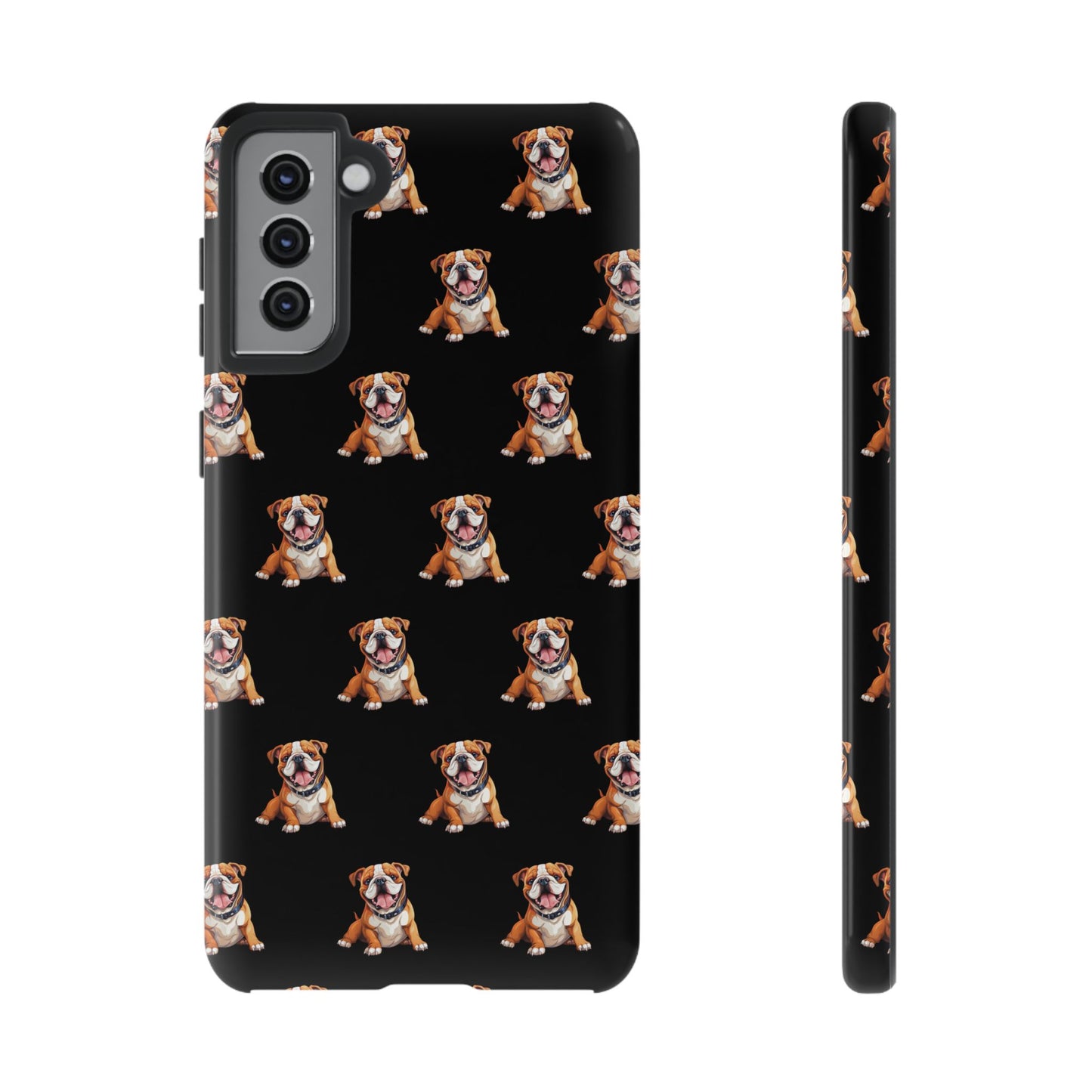 Bulldog Phone Case Black