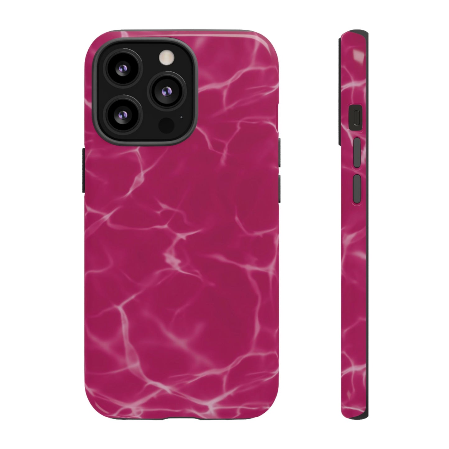 Marble Print Phone Case Berry