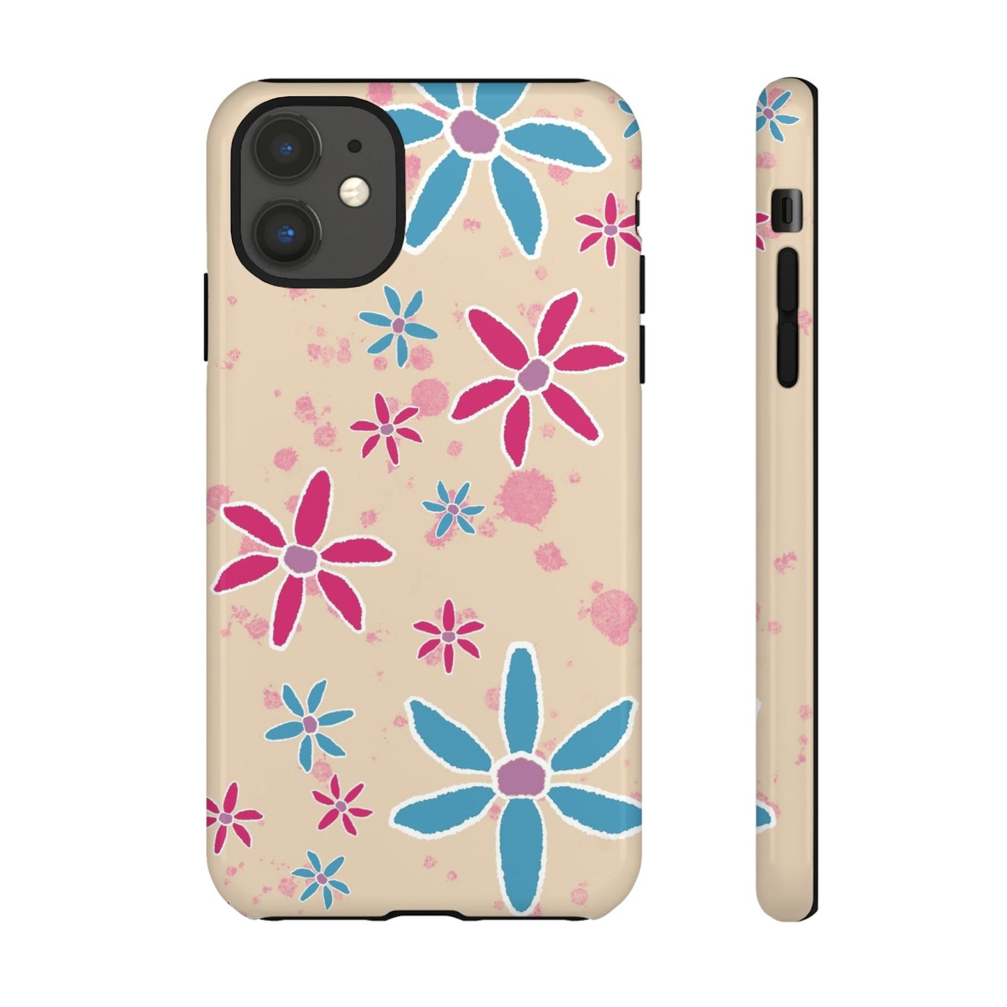 Flower Phone Case Cream