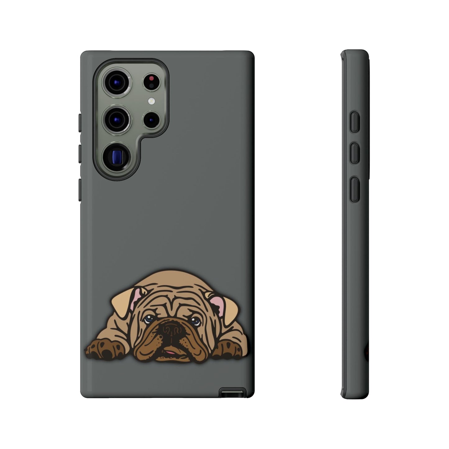 Bulldog Phone Case Gray