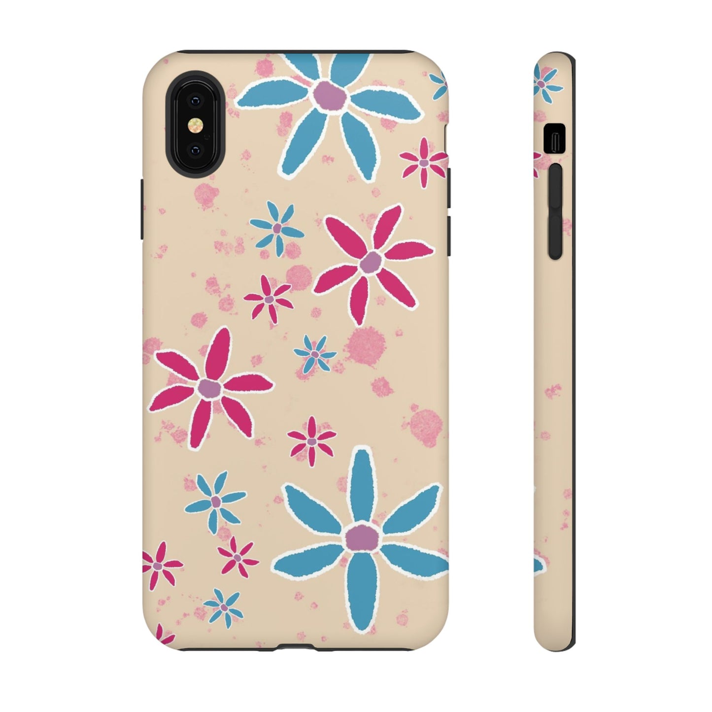 Flower Phone Case Cream