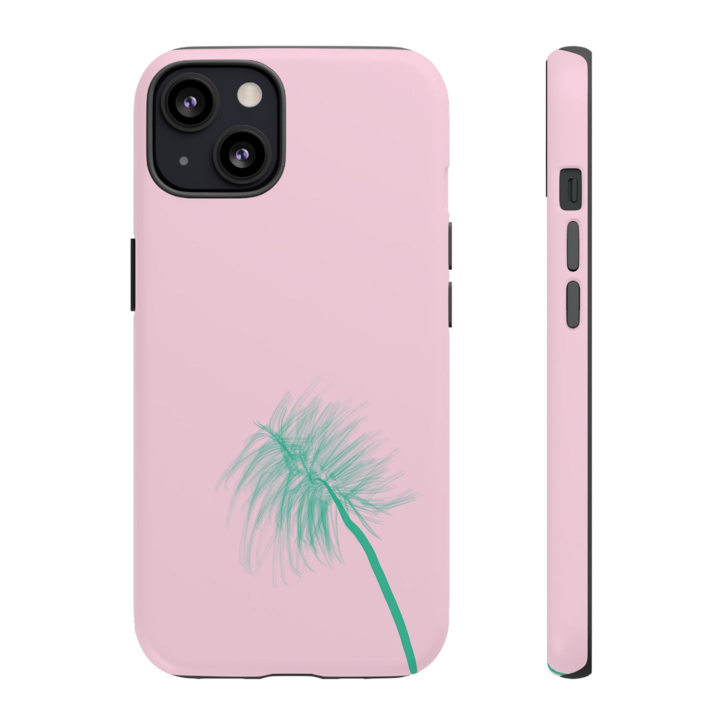 Dandelion Blowball Phone Case Pink