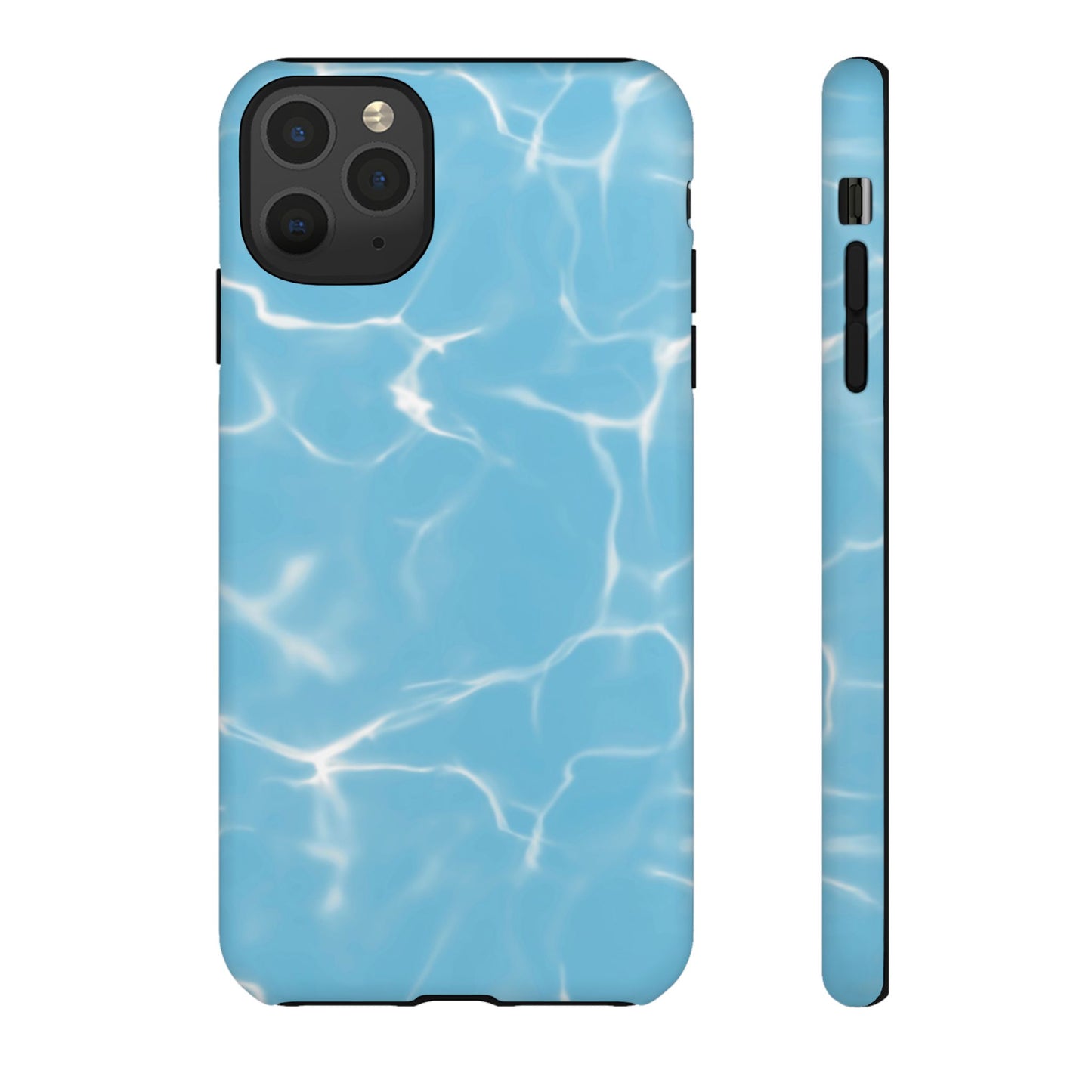 Marble Phone Case Light Blue