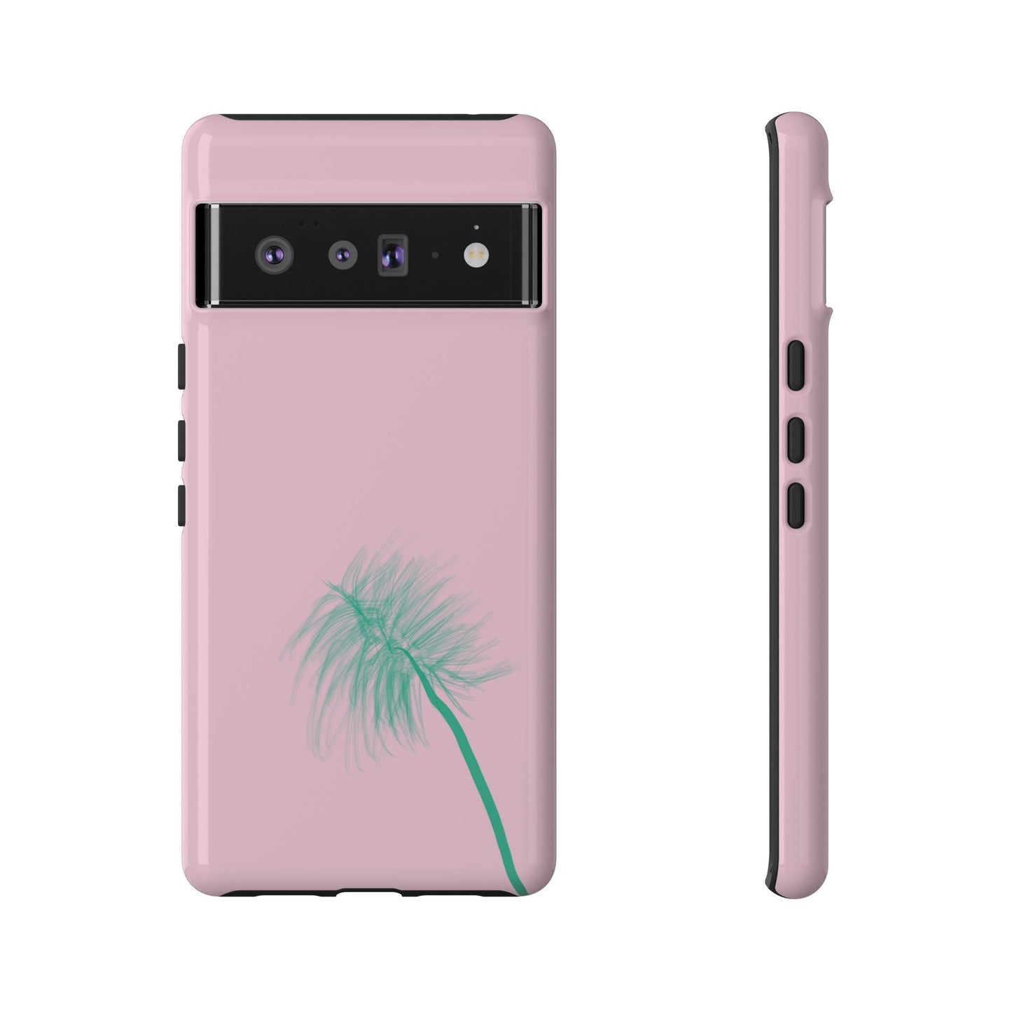 Dandelion Blowball Phone Case Pink