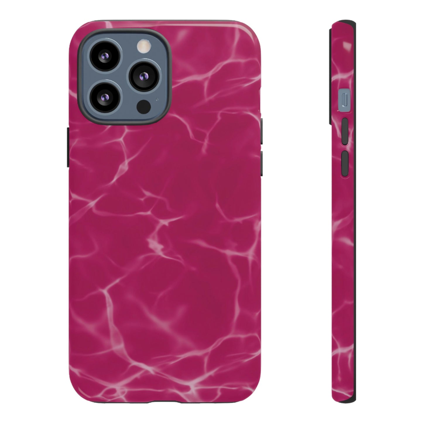 Marble Print Phone Case Berry