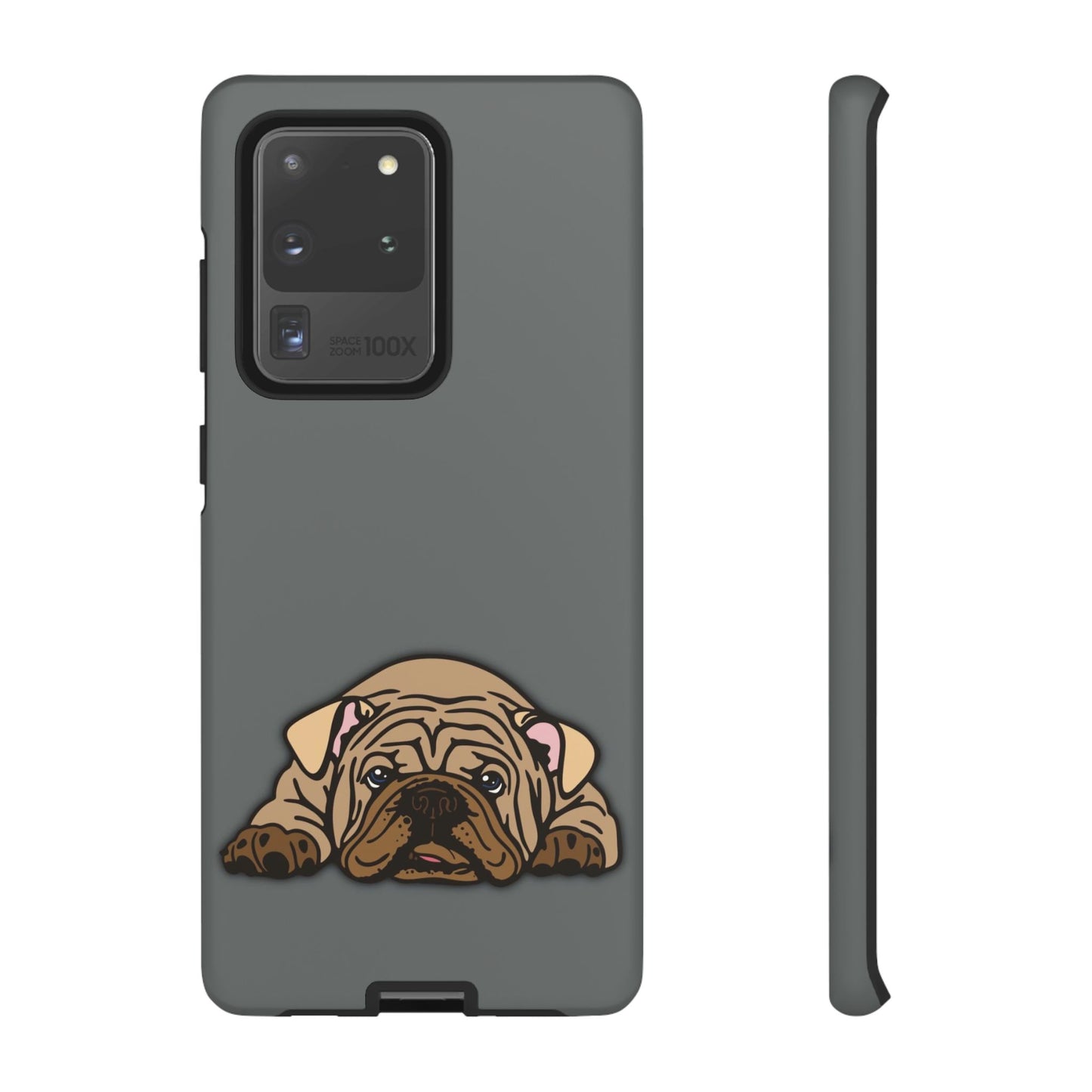 Bulldog Phone Case Gray