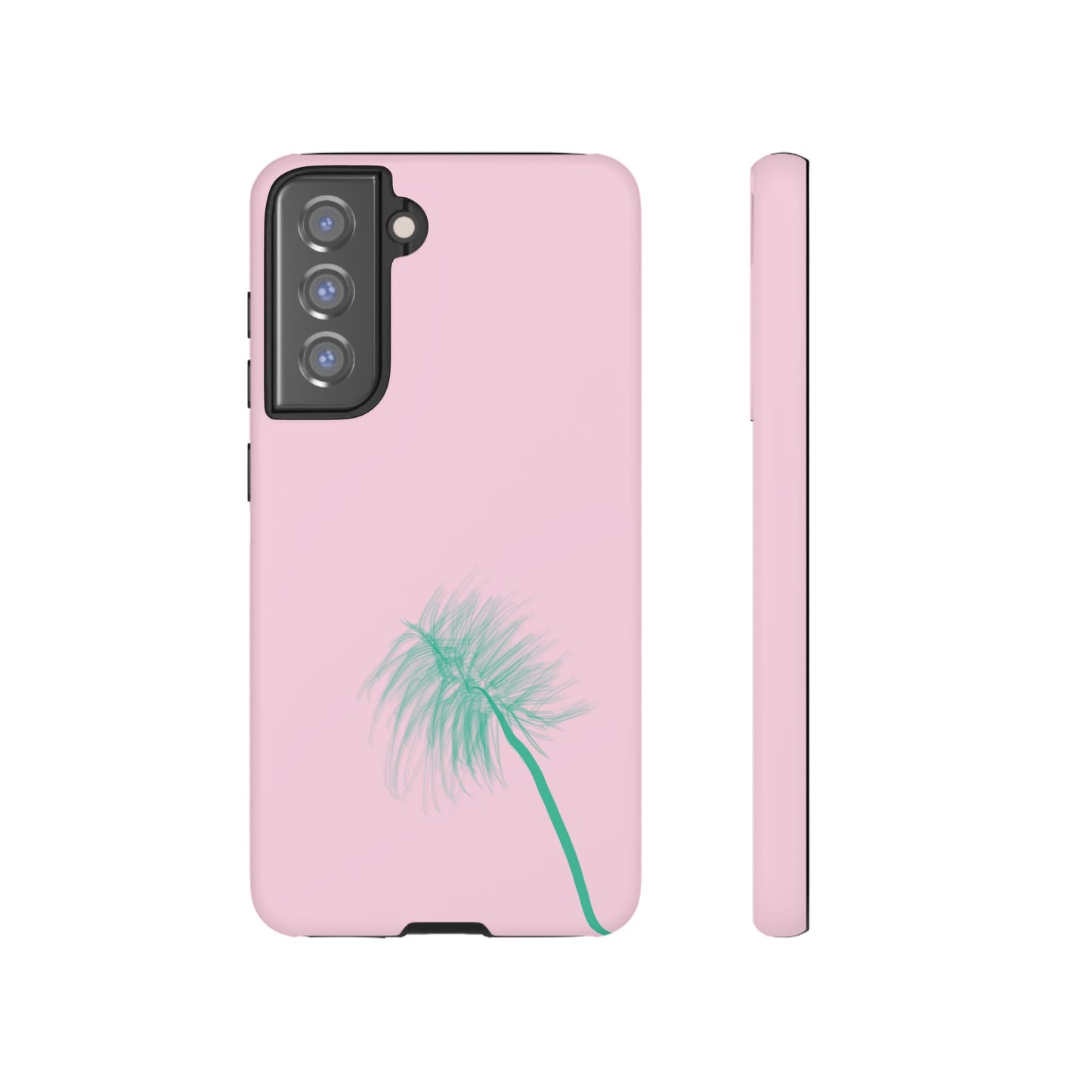 Dandelion Blowball Phone Case Pink