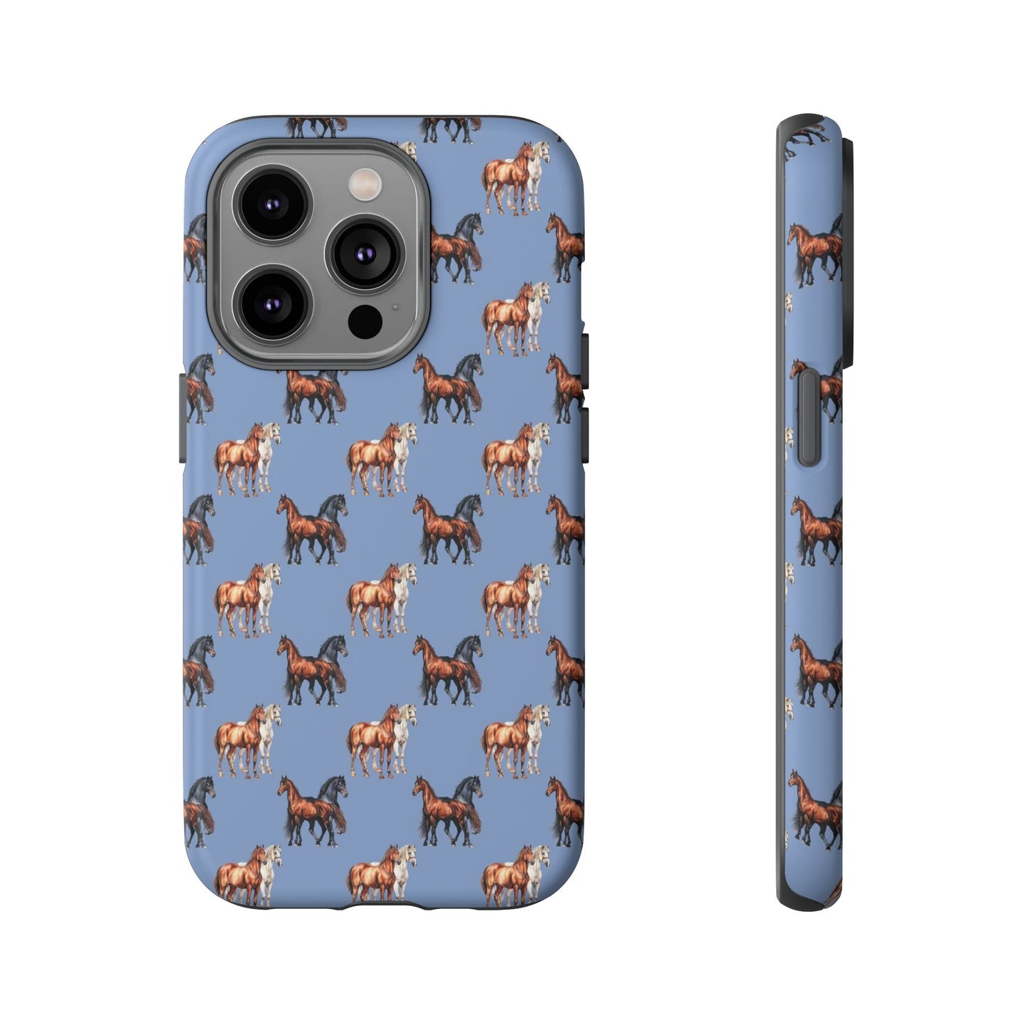 Horse Phone Case Blue