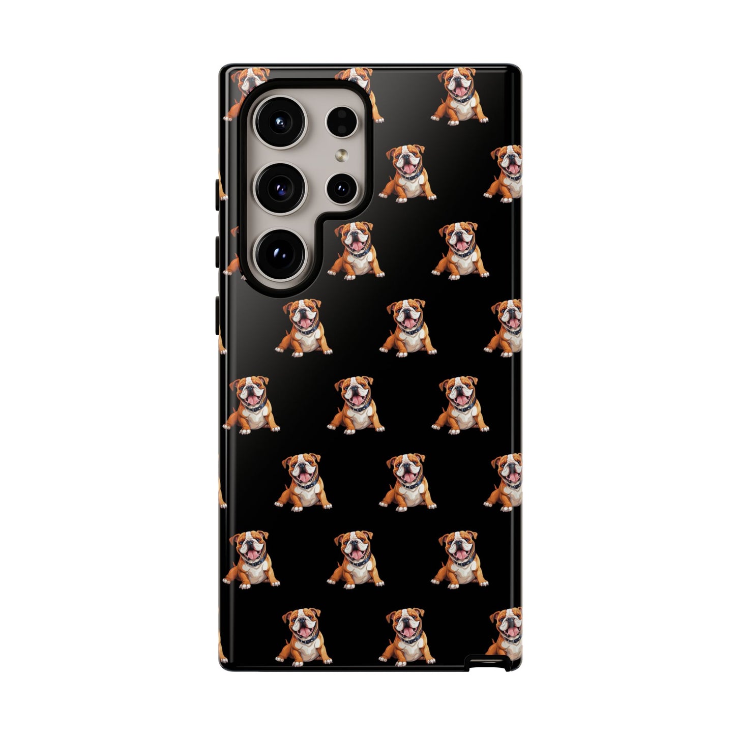 Bulldog Phone Case Black