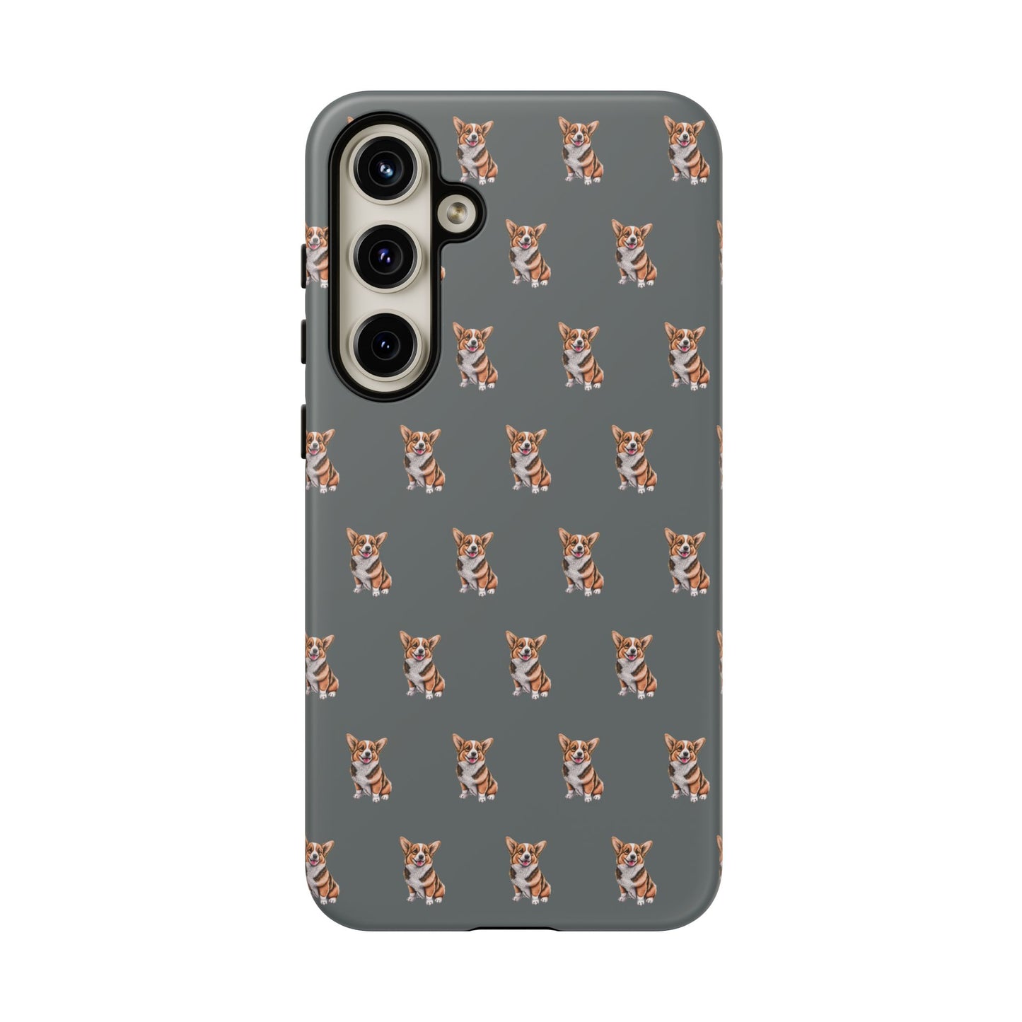 Corgi Phone Case Gray