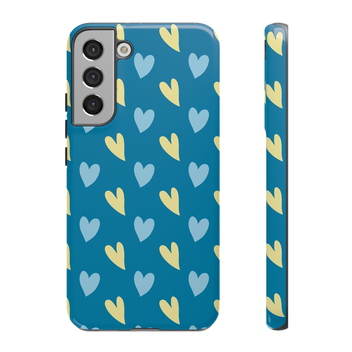 Heart Phone Case Blue