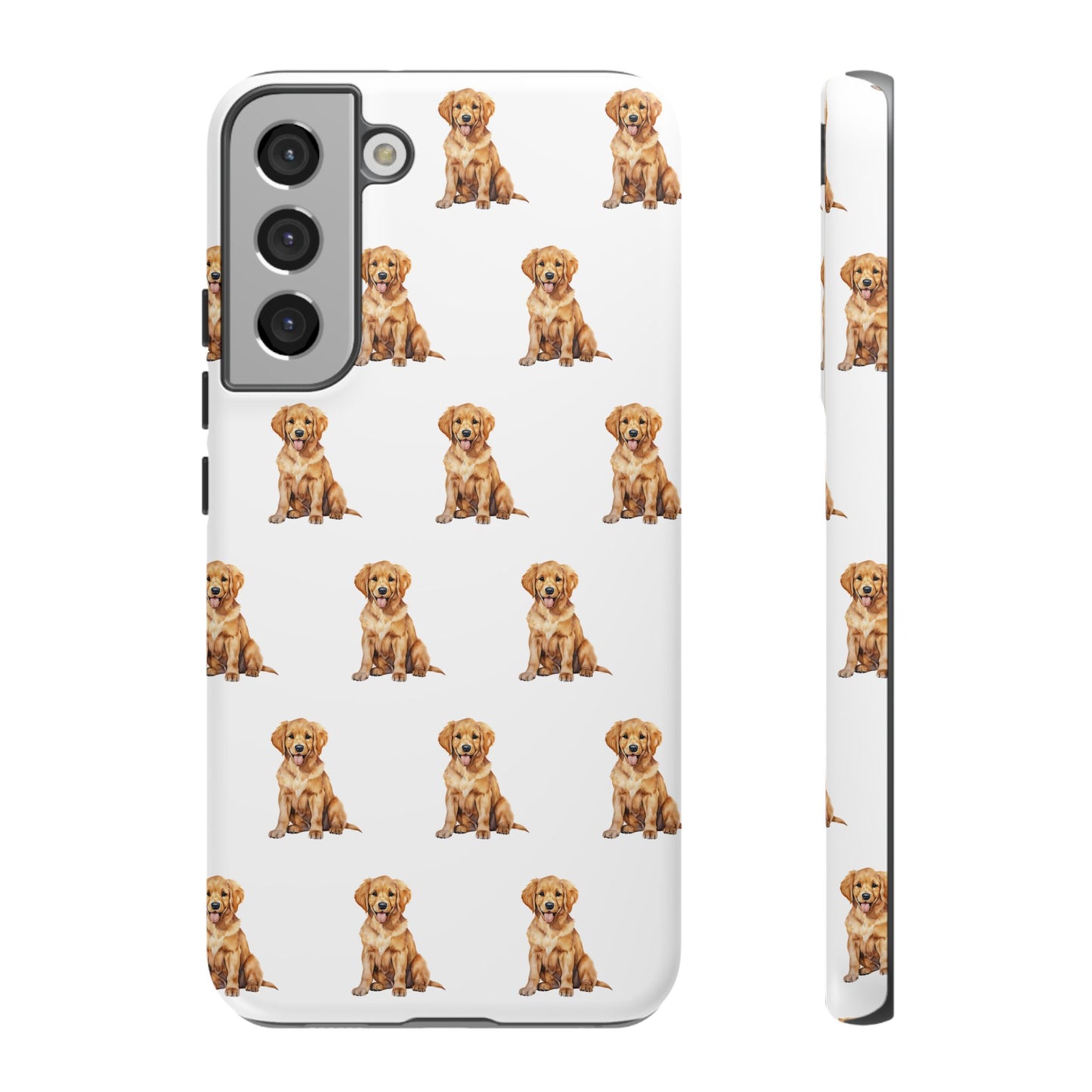 Golden Retriever Phone Case White