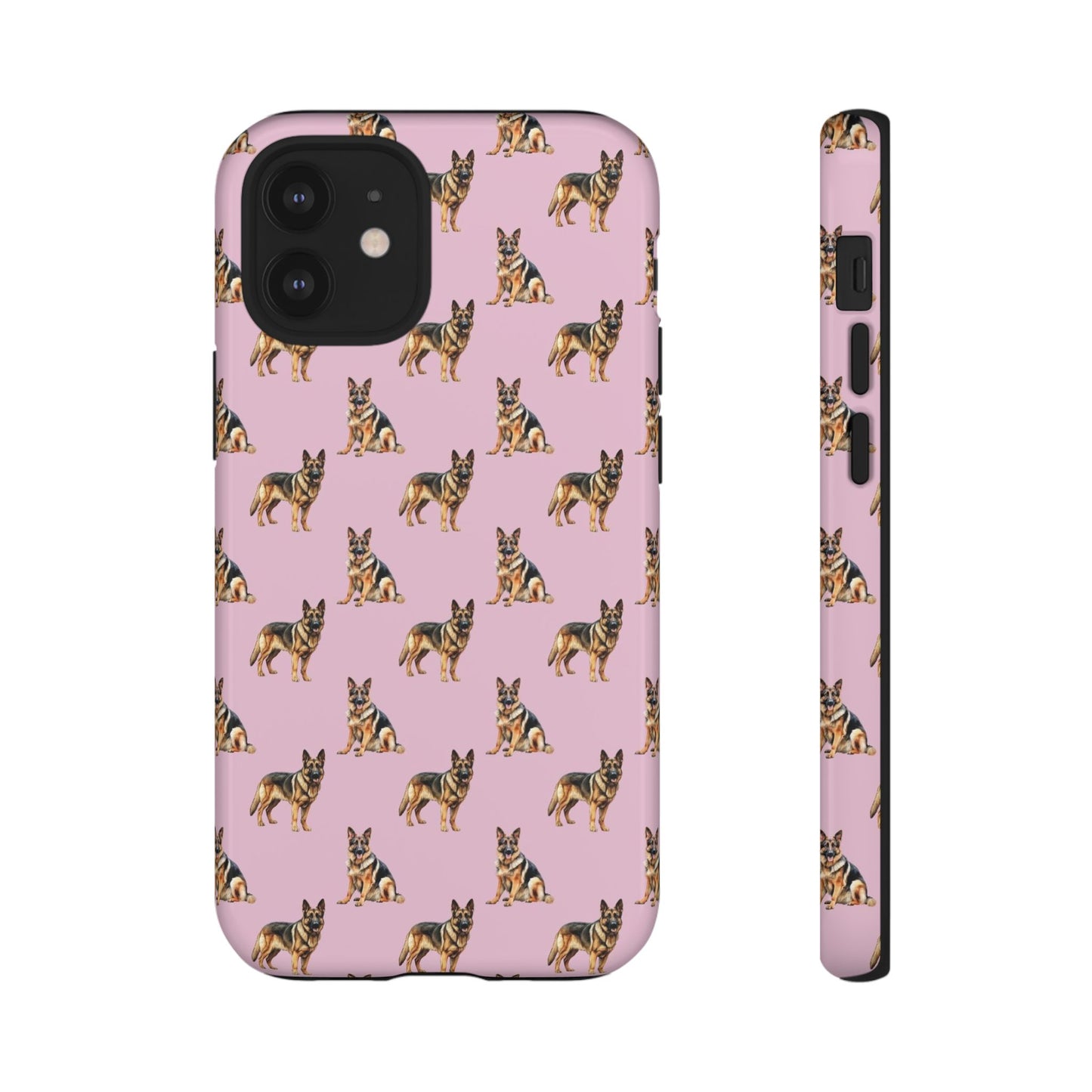 German Shepherd Phone Case Pink