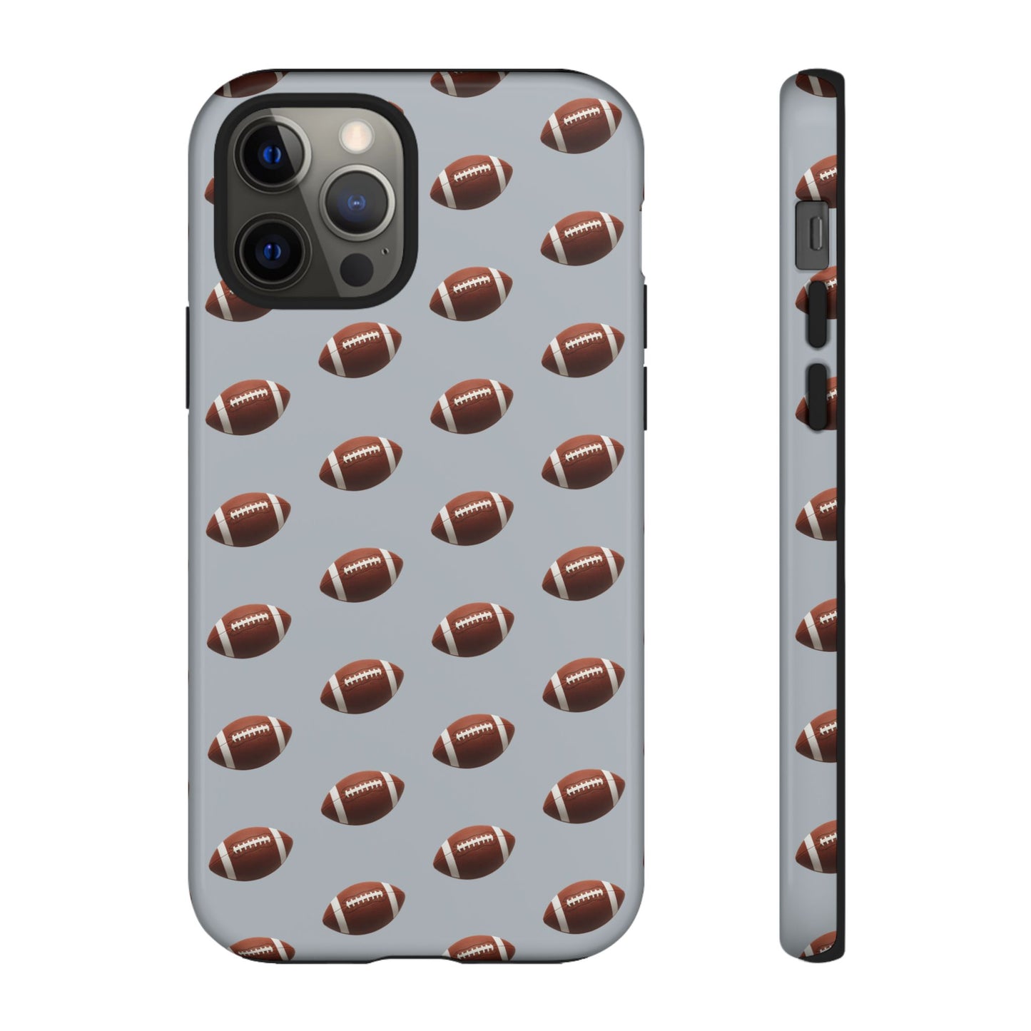 Football Phone Case Silver