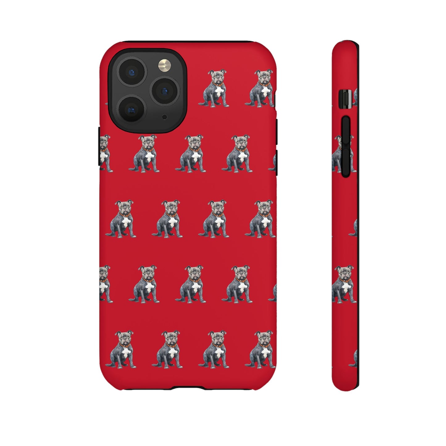 Pitbull Phone Case Red