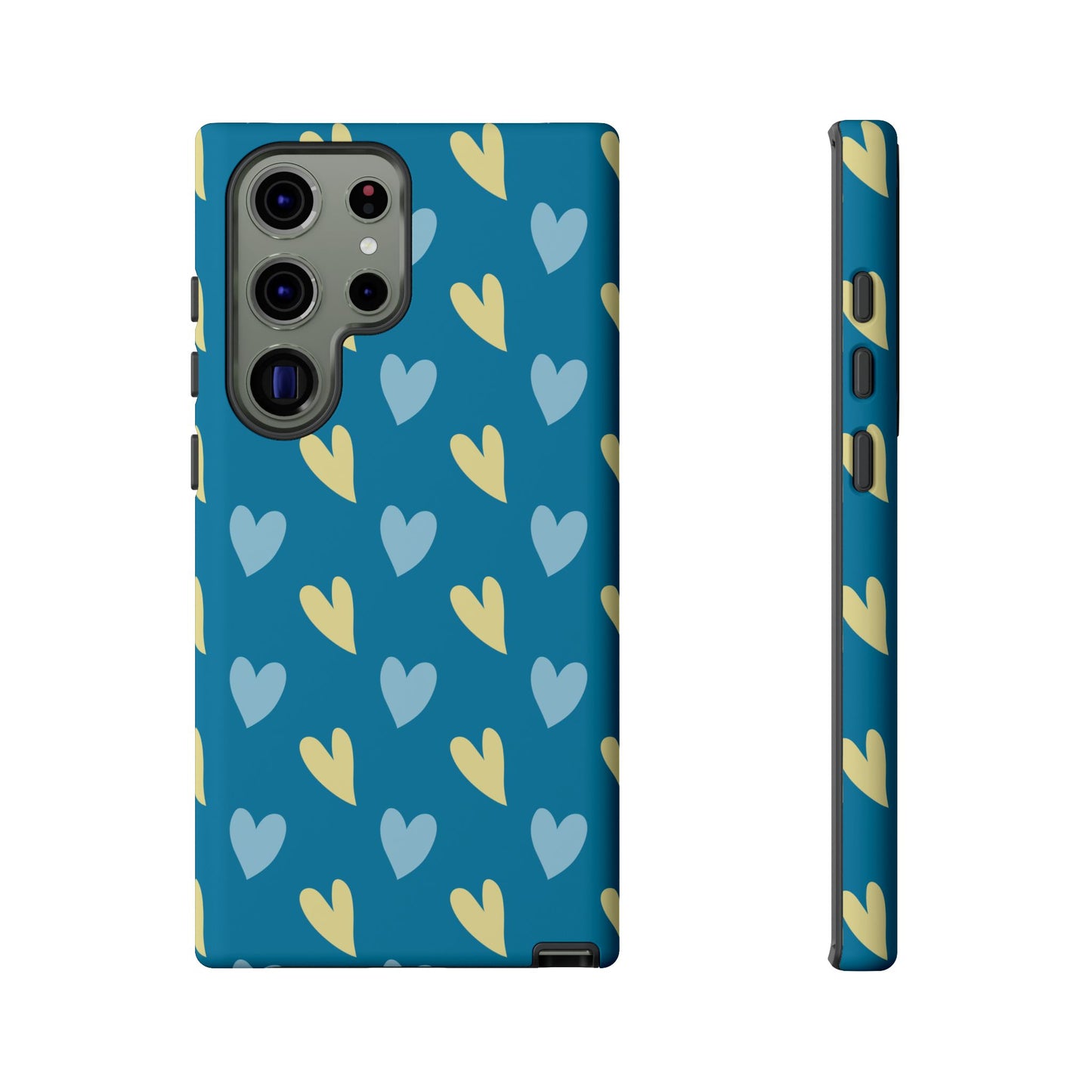 Heart Phone Case Blue