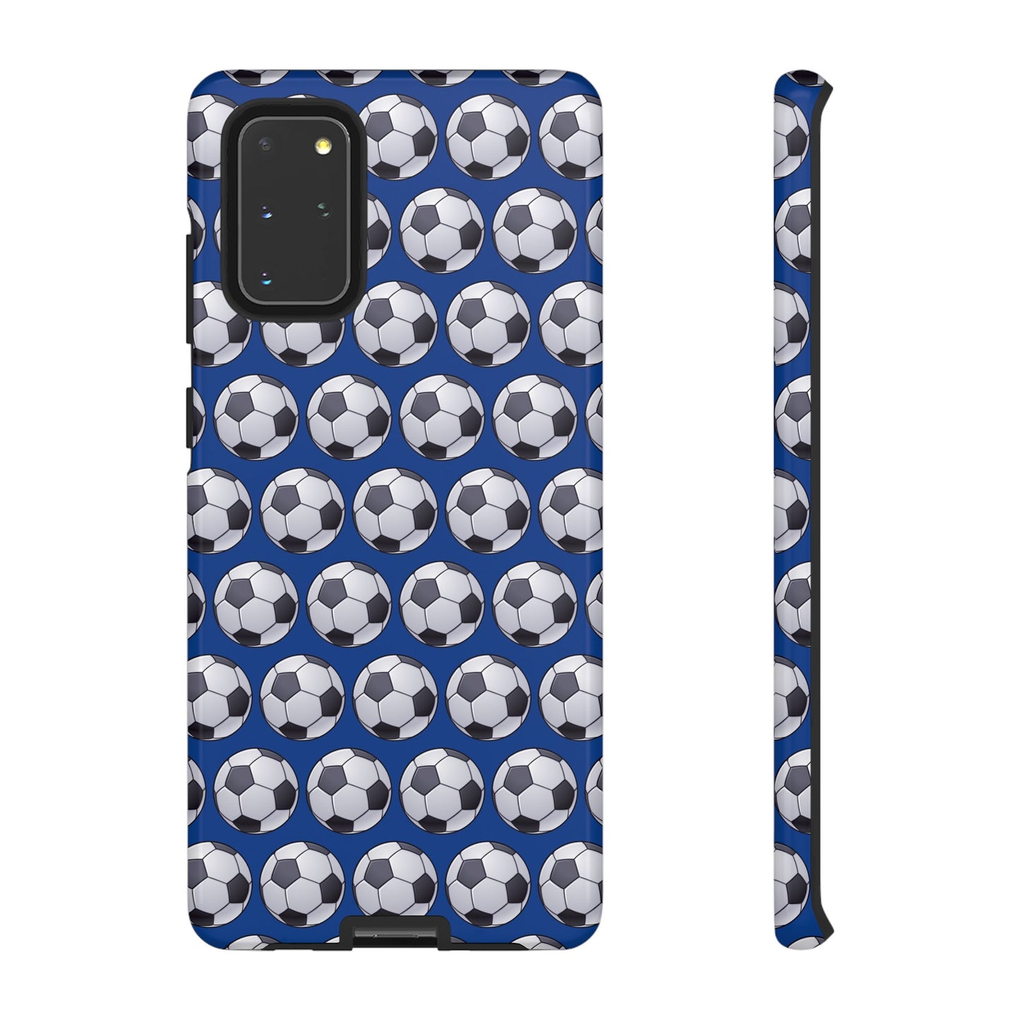 Soccer Ball Phone Case Blue