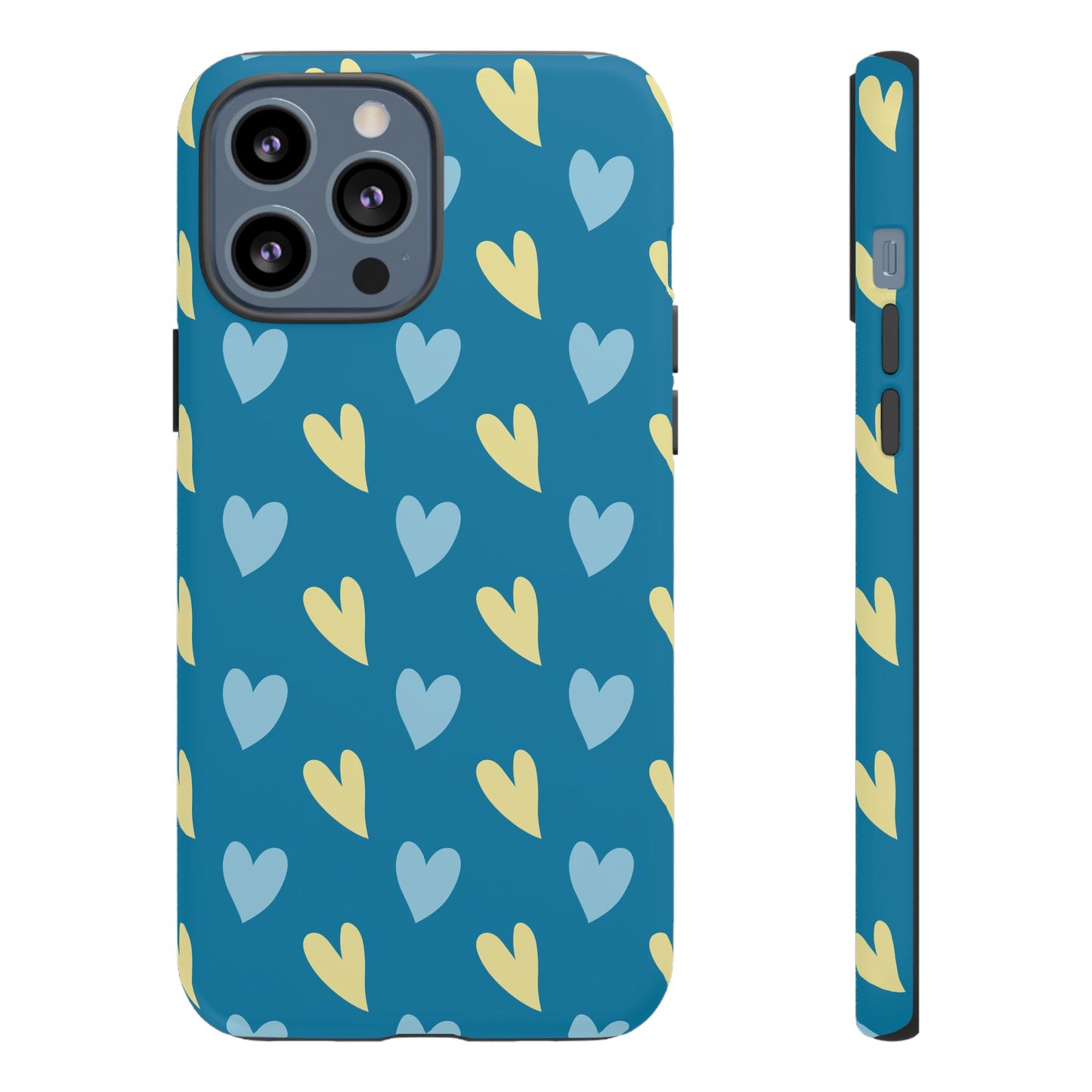 Heart Phone Case Blue