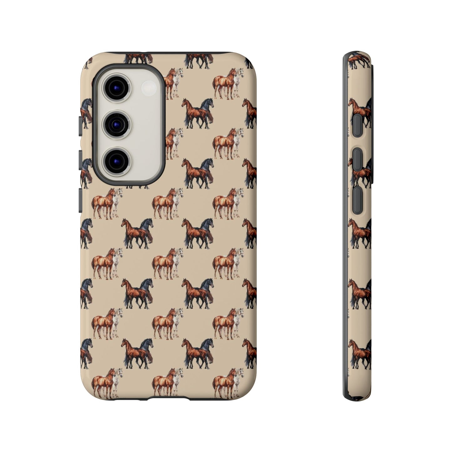 Horse Phone Case Cream